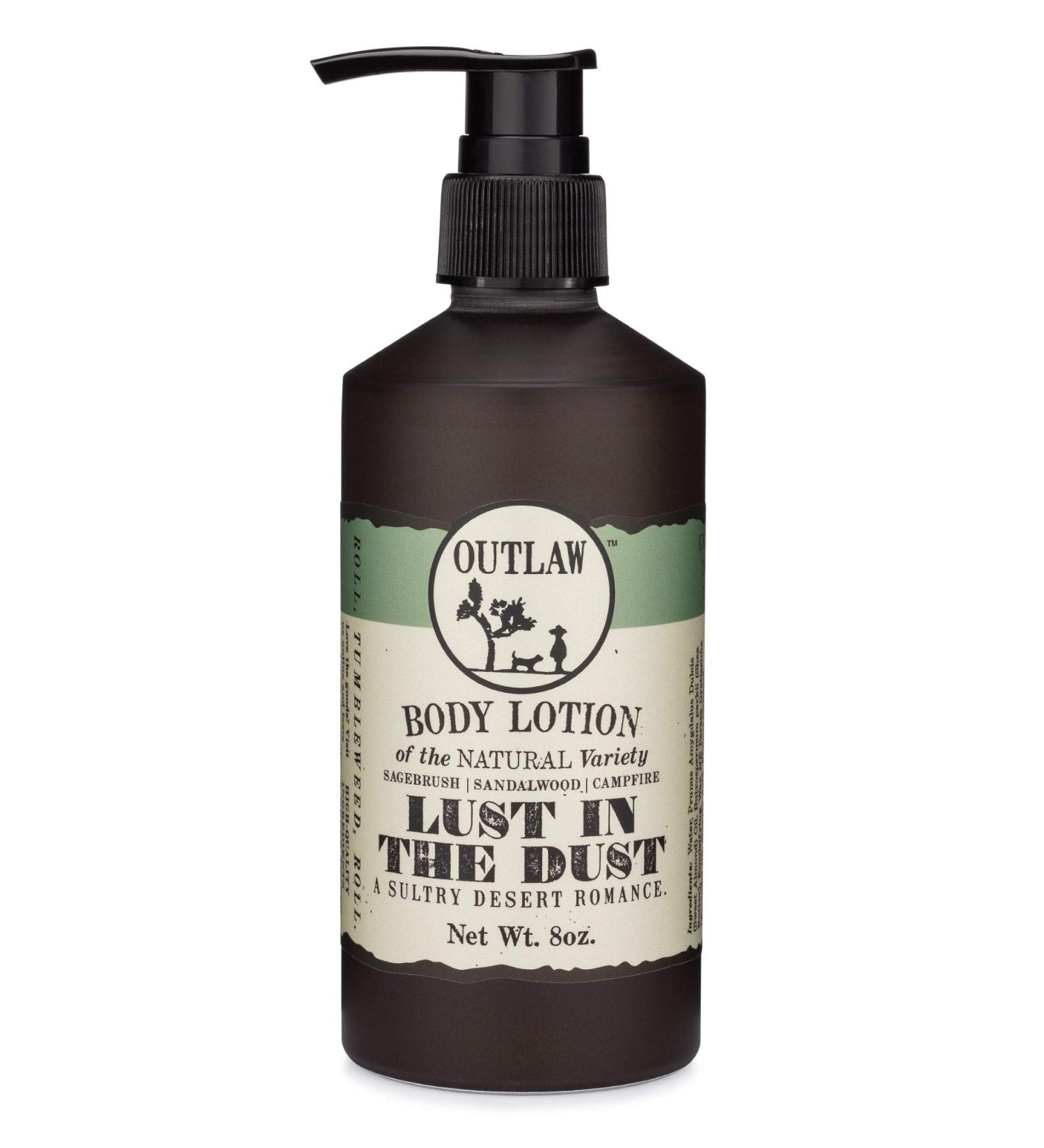 Lust In The Dust Natural Lotion - Desert Romance Blend - 8 fl. oz. - Outlaw - Buy Online on GoSupps.com