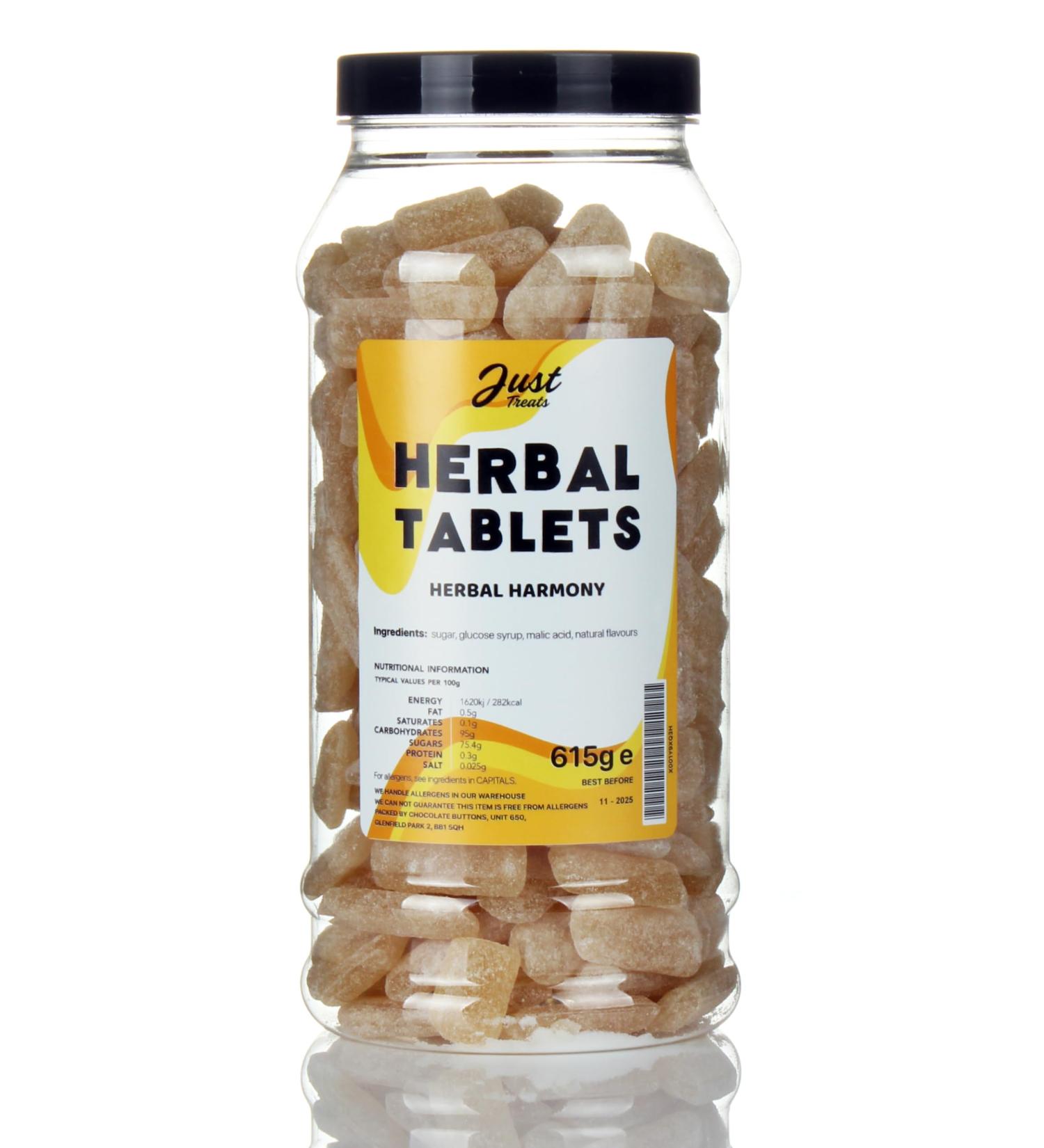 Just Treats Herbal Tablets Gift Jar - Buy Online on GoSupps.com