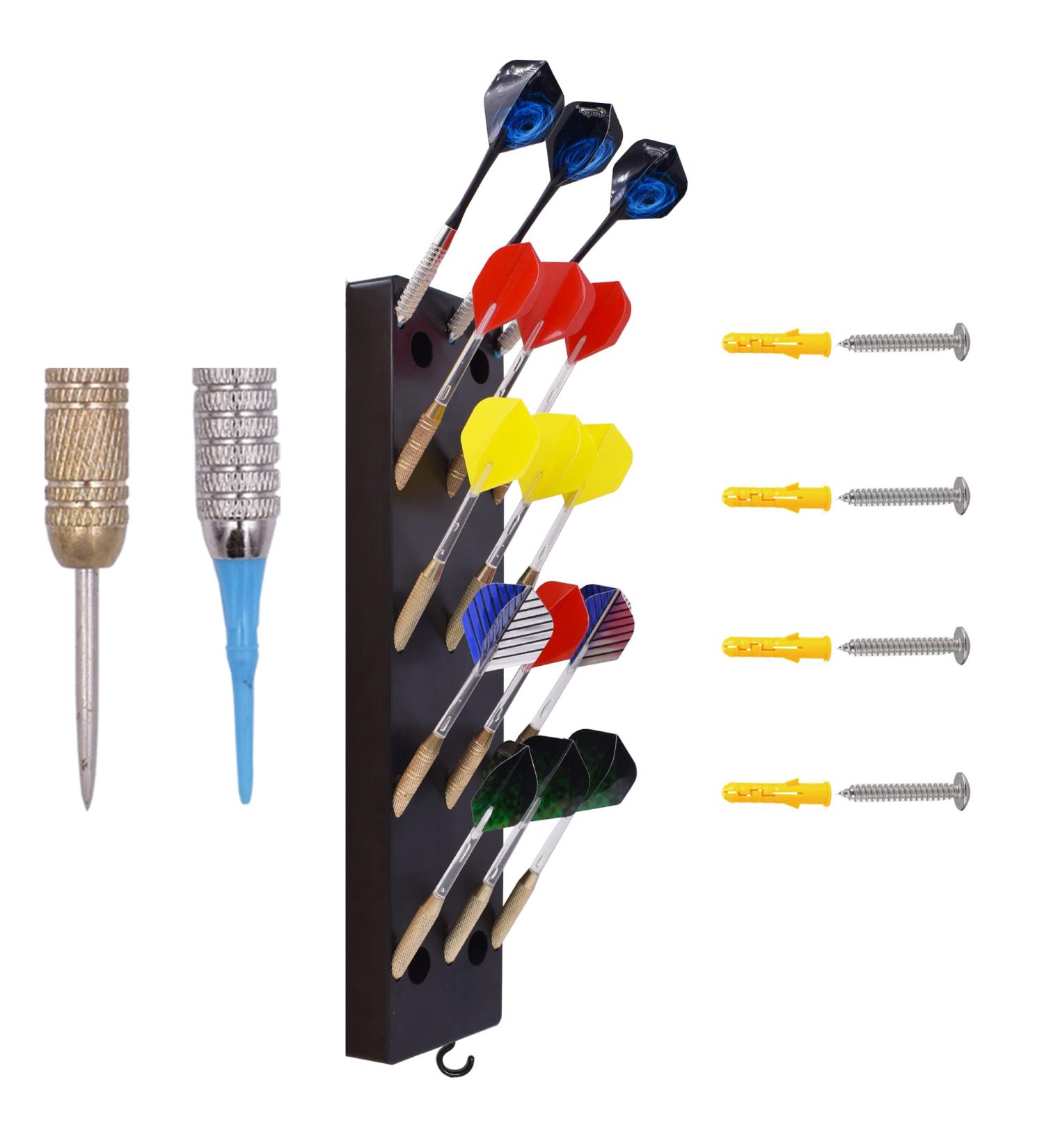 YYST Hand Held Dart Holder/Stand/Caddy - Lightweight Design for 15 Steel or Soft Tip Darts - Buy Online on GoSupps.com