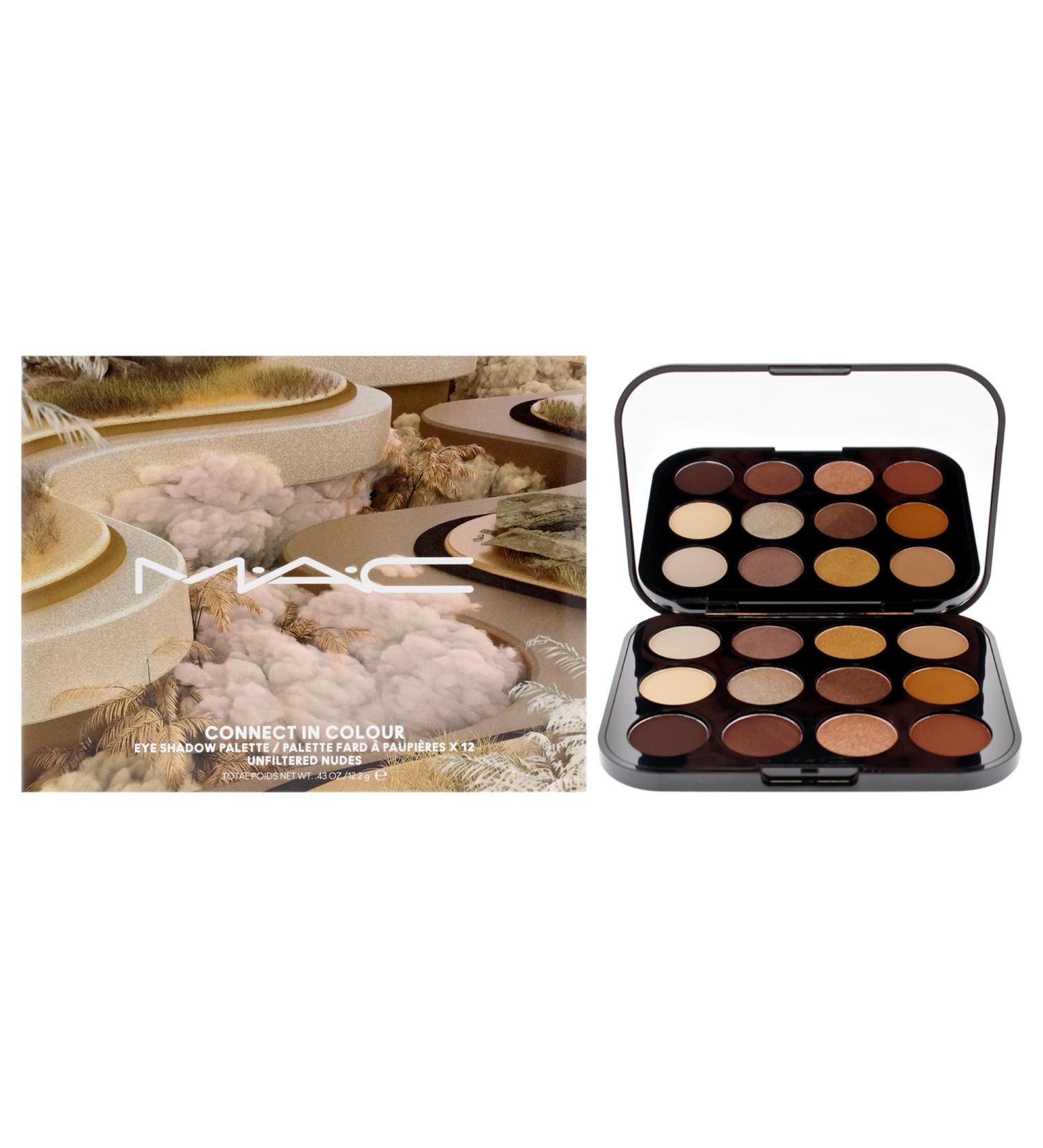 MAC Connect In Colour Eye Shadow Palette - Unfiltered Nudes for Women | 0.43 oz - Shop Internationally - Buy Online on GoSupps.com