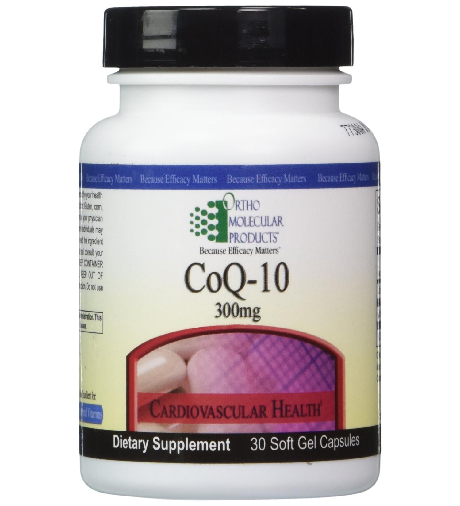Buy Ortho Molecular CoQ-10 300 MG - 30 Capsules | Premium Heart Health Supplement | Worldwide Shipping - Buy Online on GoSupps.com