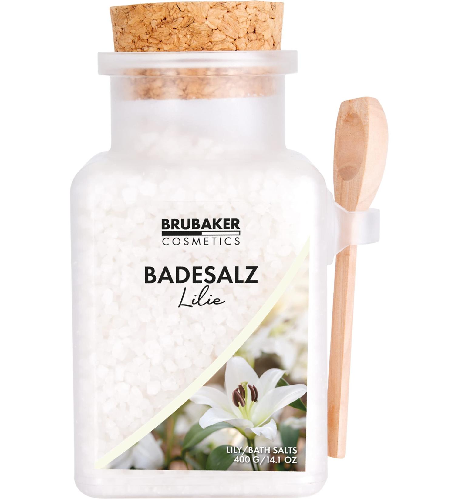 BRUBAKER Sels de Bain 400 g - Parfum de Lys - Additif de Bain aux Extraits Naturels - Bain Bien- tre Pour la D tente la Relaxation et les Soins du Corps 1 - Buy Online on GoSupps.com