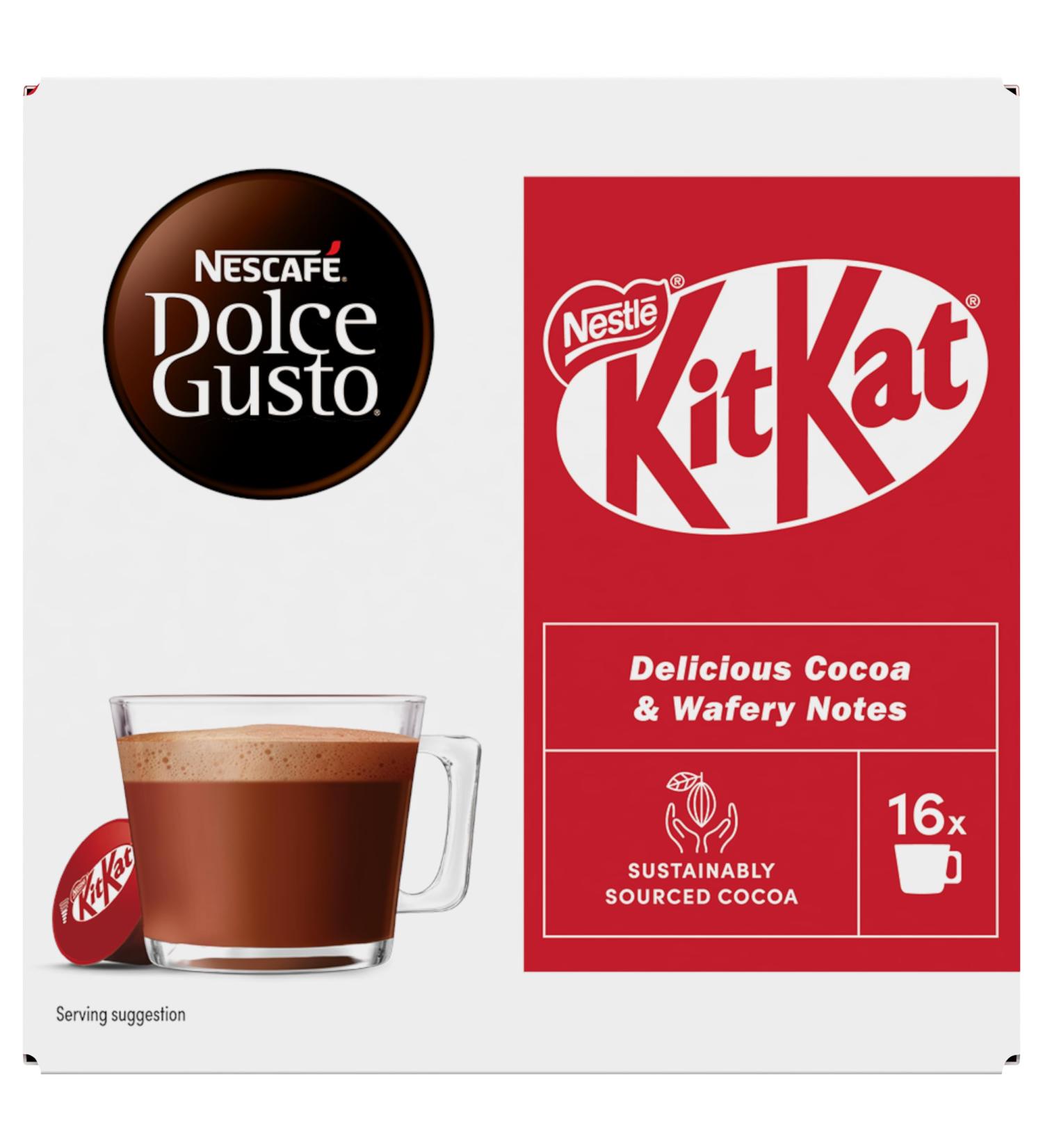  KitKat Nescaf Dolce Gusto KIT KAT Capsules 256g - Buy Online on GoSupps.com