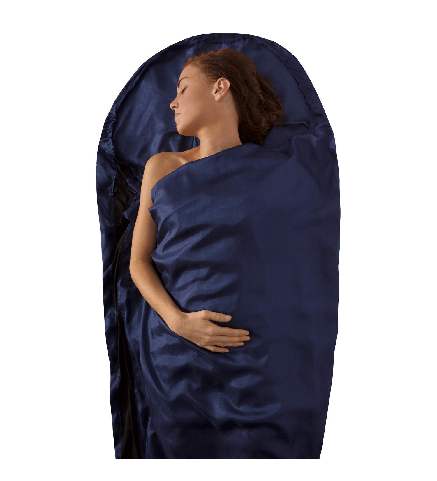 Sea to Summit Silk Sleeping Bag Liner Mummy with Hood - 82x37 Inches - Buy Online on GoSupps.com