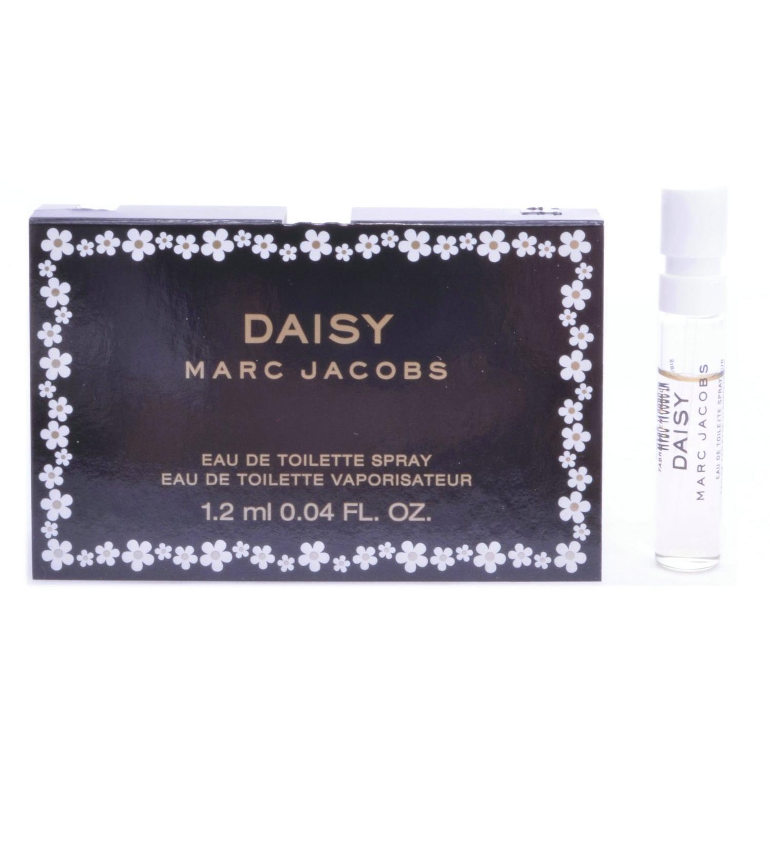 Marc Jacobs DAISY Eau de Toilette EDT Perfume for Women .04 fl. oz. / 1.2 ml Carded Sample Spray Vial