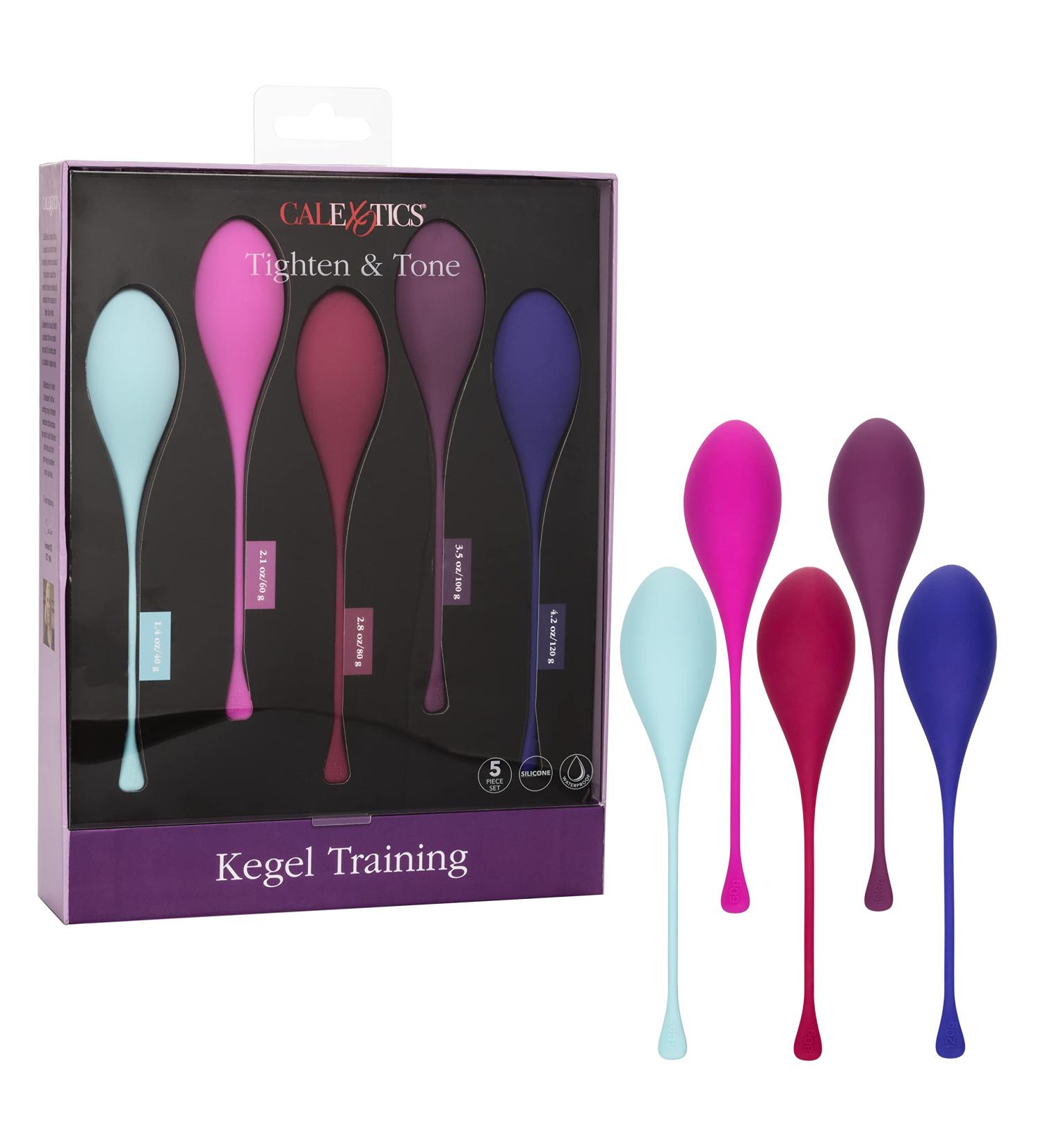 CalExotics Kegel Training 5-Piece Set - Enhance Pelvic Floor Strength | International Shipping Available - Buy Online on GoSupps.com