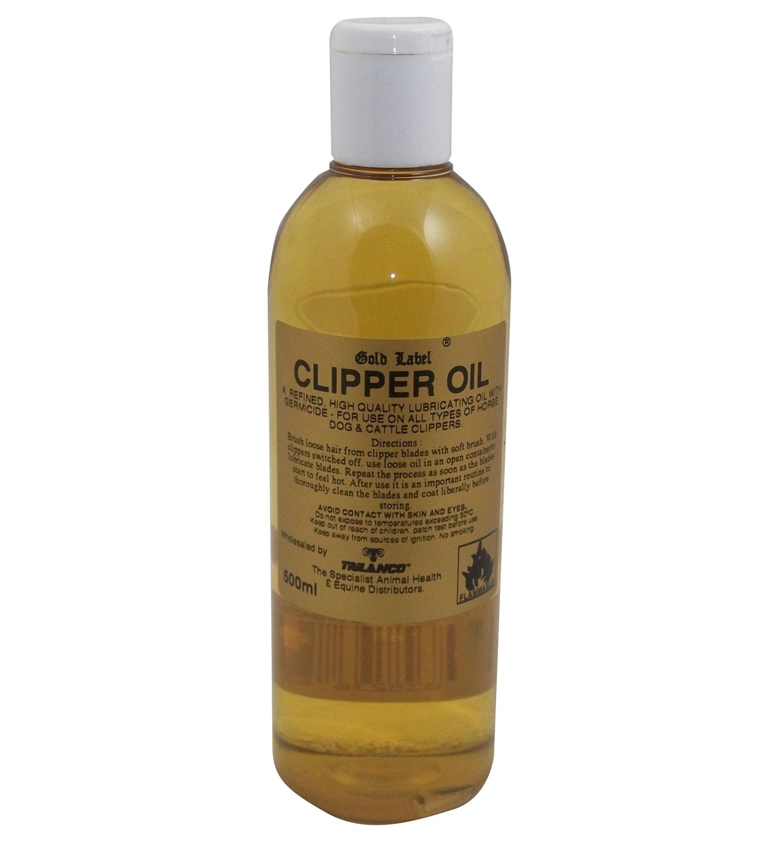 Gold Label Unisex's GLD0250 Clipper Oil Clear 500 ml 1 count (Pack of 1) Unisex