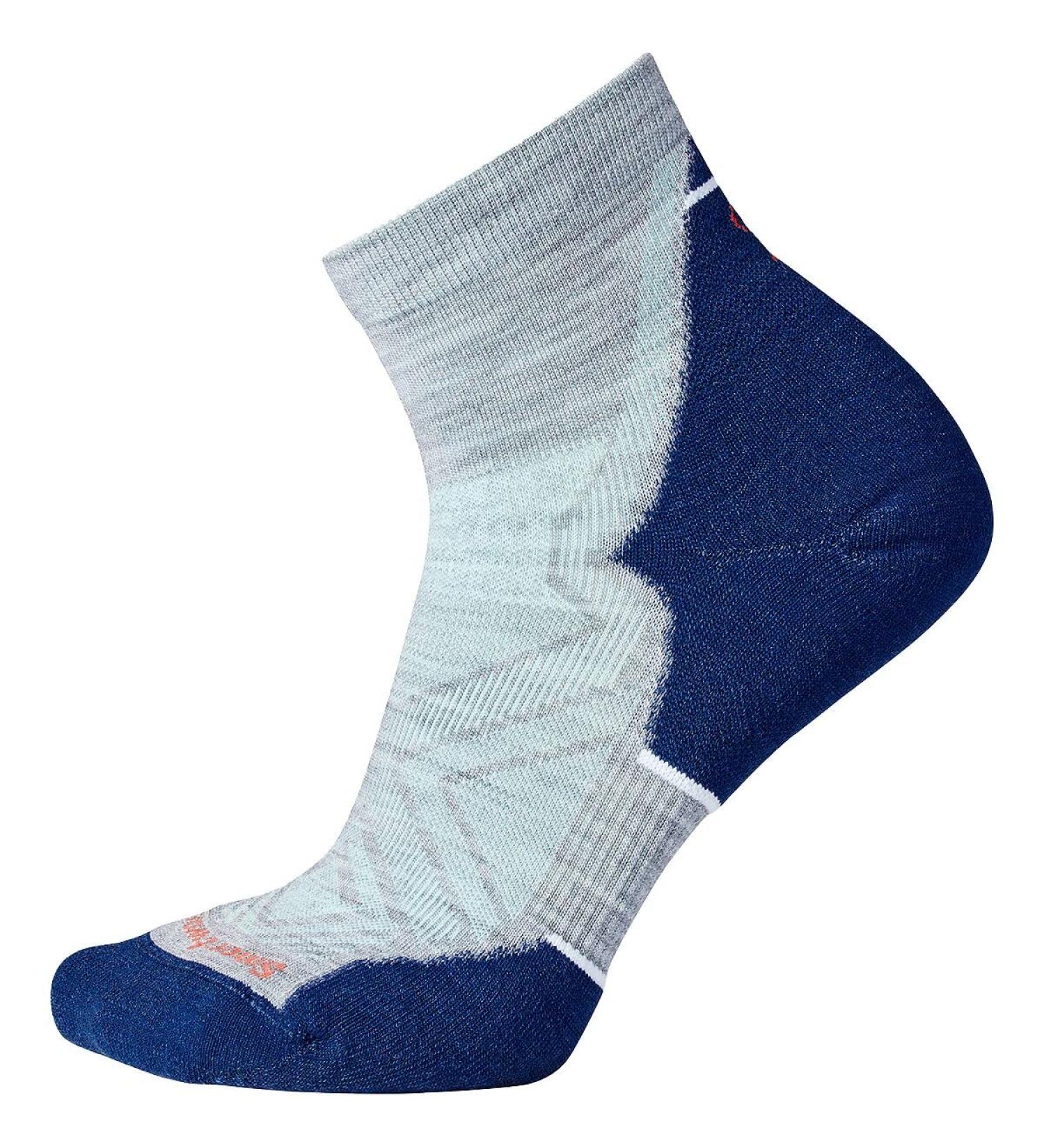 Smartwool Women's Run Targeted Cushion Ankle Socks - Medium, Light Gray - Buy Online on GoSupps.com