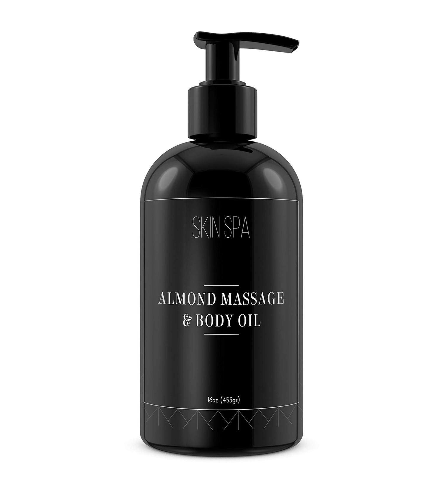 Premium Almond Massage & Body Oil 16oz - Nourishing Natural Moisturizer for All Skin Types | Shipping Worldwide - Buy Online on GoSupps.com