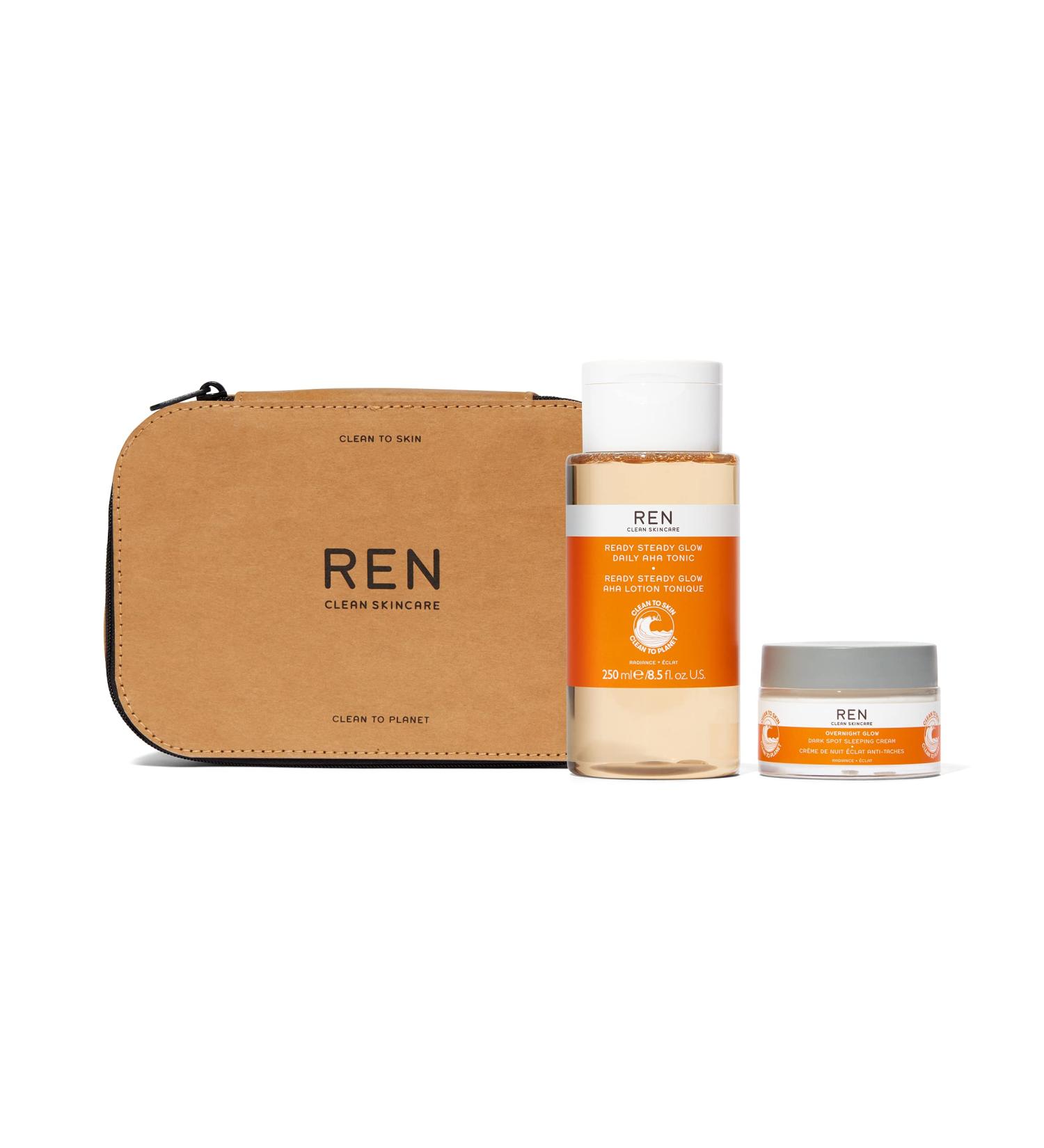 REN All Is Bright Radiance Duo - 300 ML | International Shipping Available - Skincare Essentials - Buy Online on GoSupps.com