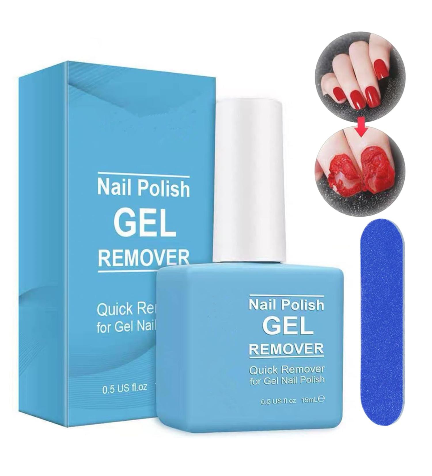 Gel Nail Polish Remover - Safe & Easy Quick Gel Polish Remover For UV Plastic Acrylic Natural Nails etc 2-3 Min Time-Saving And Hassle-Free Non-Irritating Gel Remover Nail Varnish Remover - Buy Online on GoSupps.com