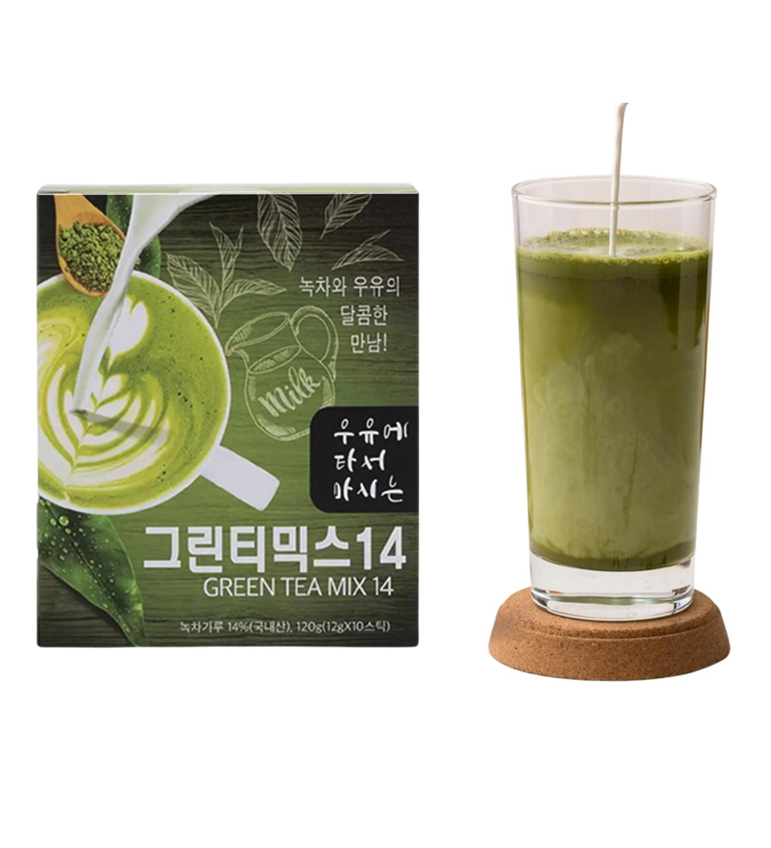  EasyCookAsia Hankook Tea Green Tea Blend 120g | Fine Green Tea Powder for Latte | Quickly Dissolves and Perfect for On the Go | Bitter and Sweet Taste | Tea Fun for Home and Travel - Buy Online on GoSupps.com