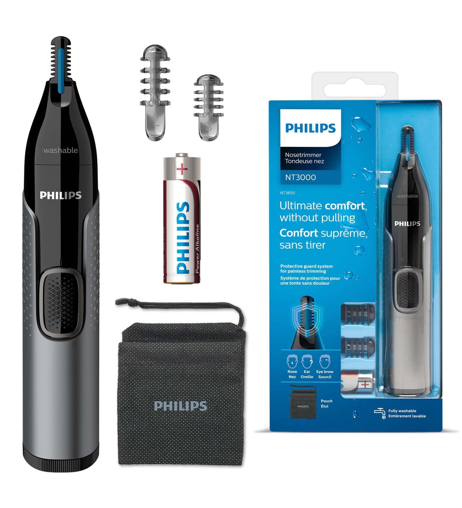 Philips NT3650/16 Nose Trimmer - Grey - 1 Count - Buy Online on GoSupps.com