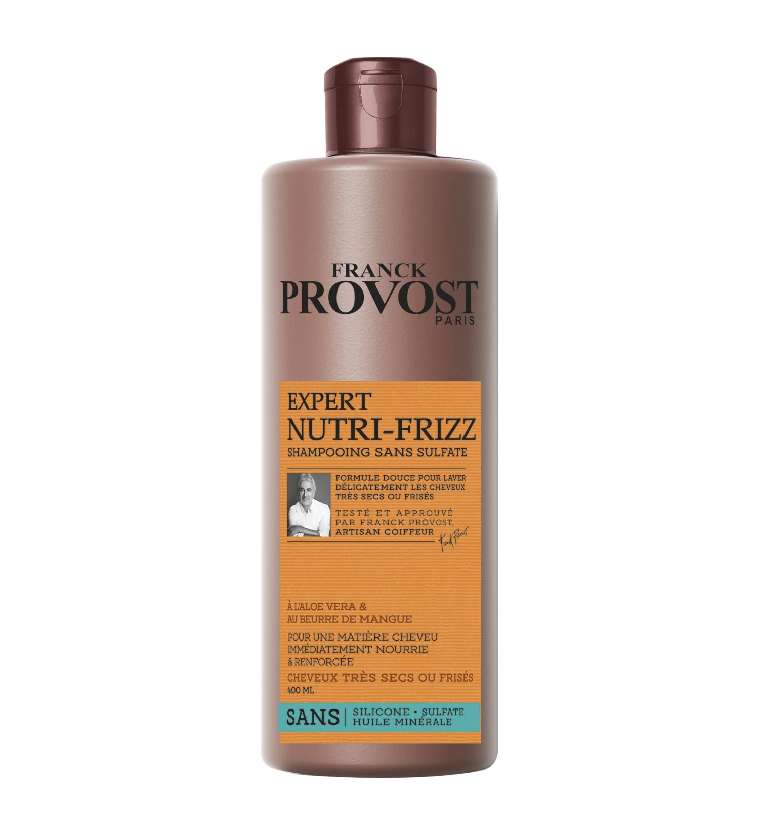Franck Provost EXPERT NUTRI-FRIZZ Professional sulfate-free shampoo for dry or frizzy hair - Buy Online on GoSupps.com