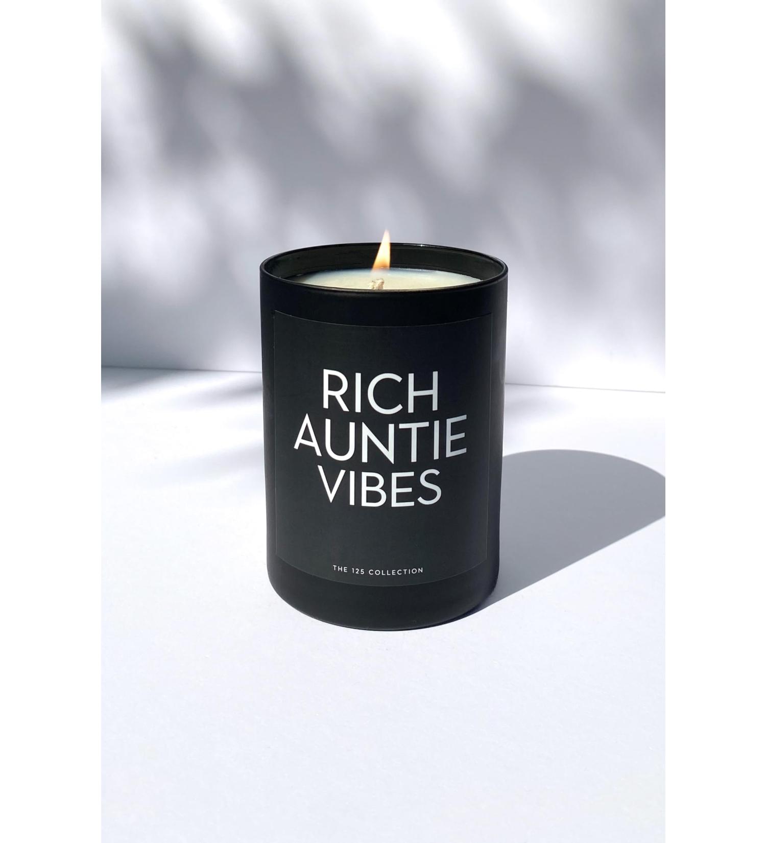 Rich Auntie Vibes Spicy Blood Orange Candle | 80 Hour Burn | Natural Vegan Soy Wax | Luxury Scented Home Candle (12 oz) - International Shipping - Buy Online on GoSupps.com