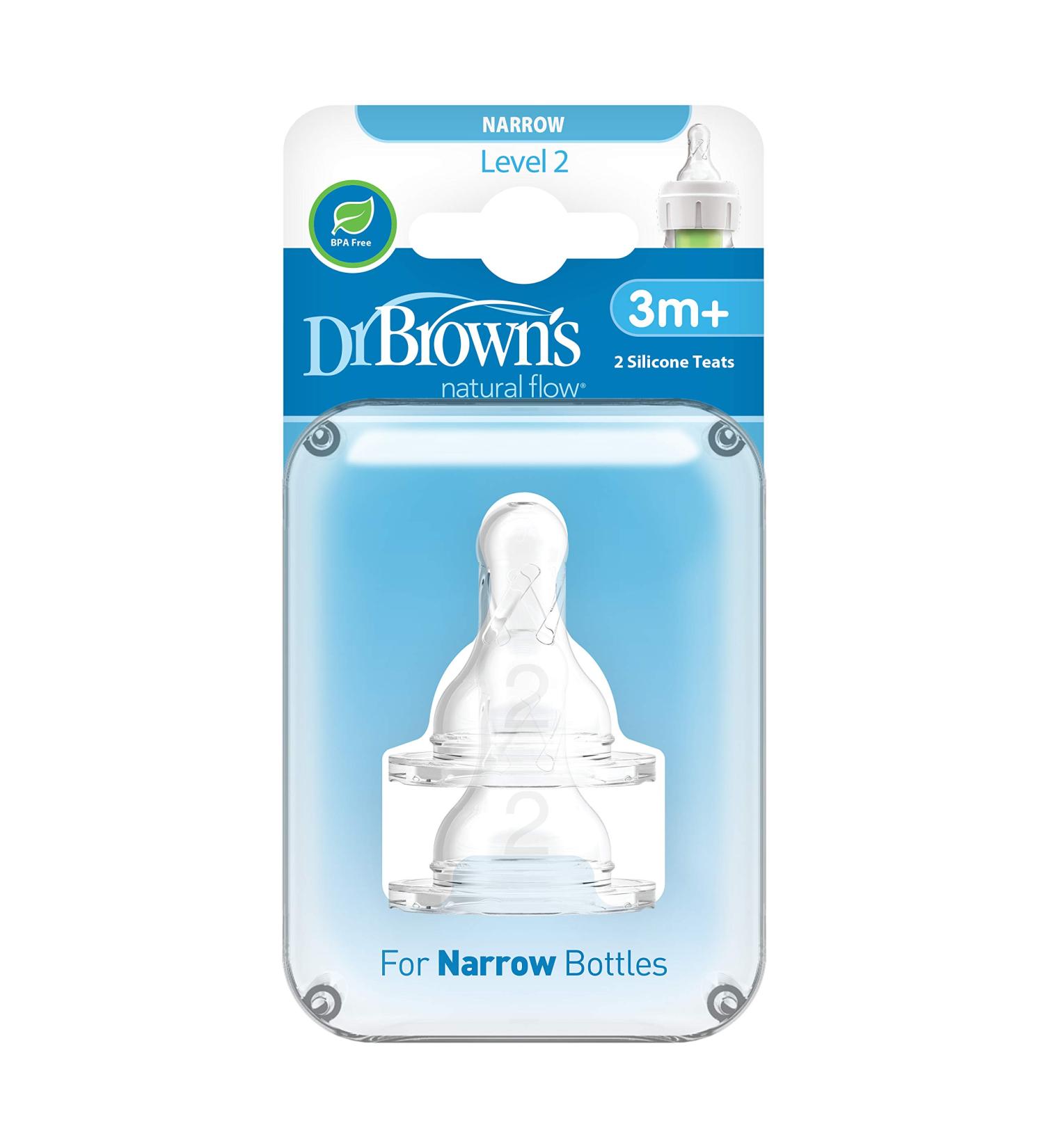 Dr. Brown's Y Cut Silicone Nipple 2-Pack - Multi/None - Buy Online on GoSupps.com