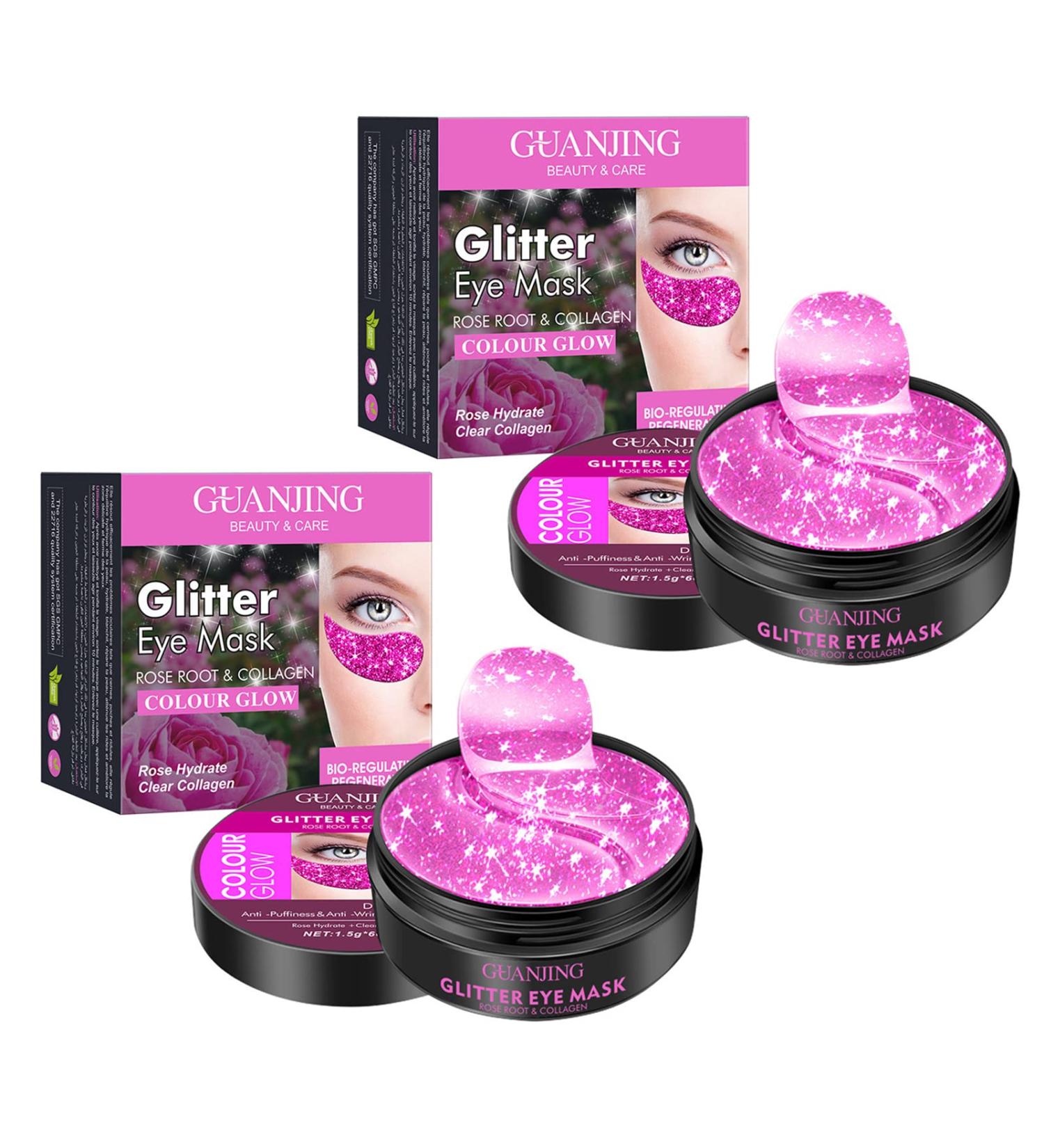 BeauFairy Pink Eye Mask Gel Eye Patch Daily Care Full Face Available Remove Dark Circles Eye Bags Eye Moisturize Hydrating Reduce Puffiness Relieve Eye Pressure for All Skin Type 60 Pairs #008 - Buy Online on GoSupps.com
