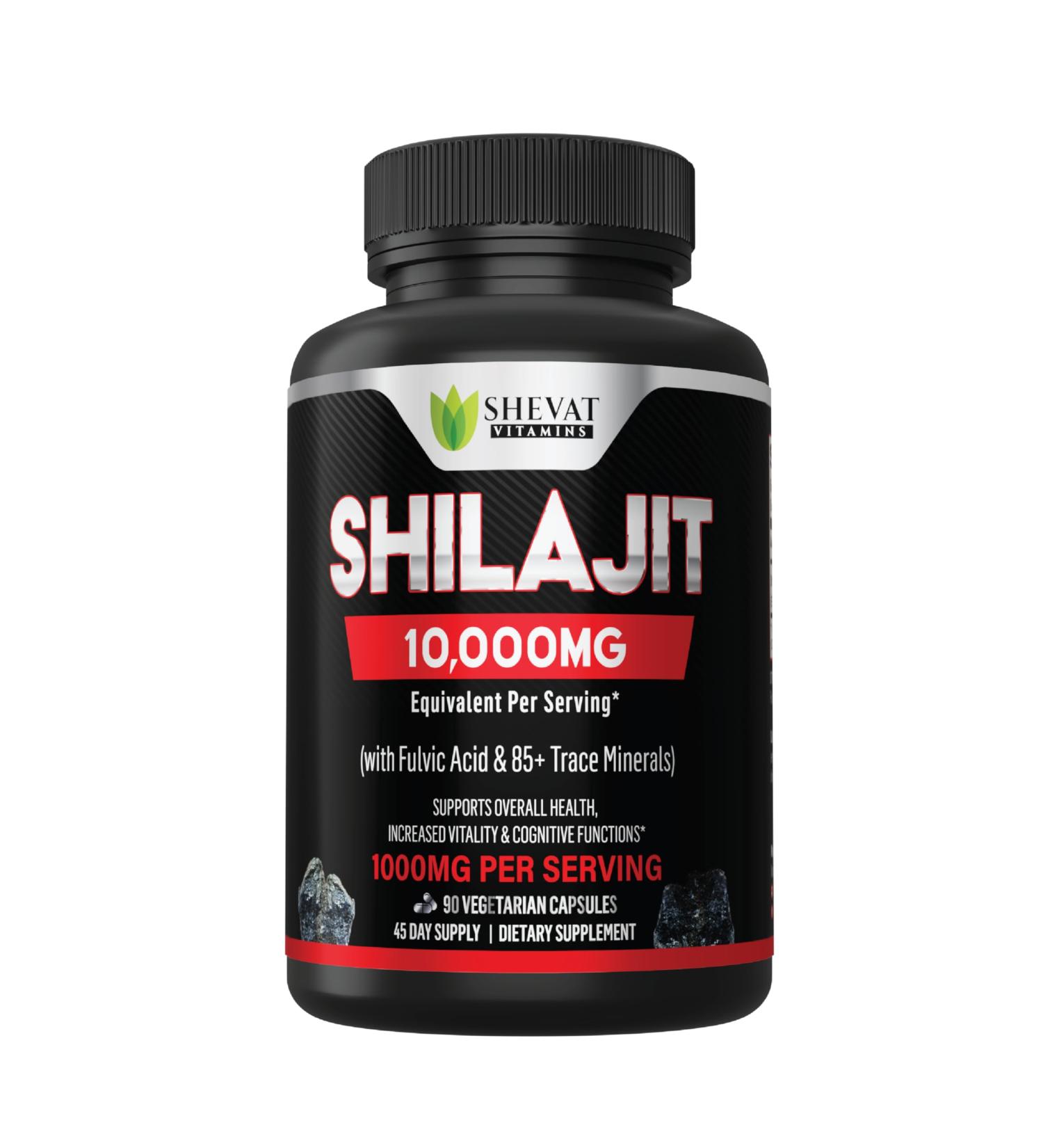 Shilajit Capsules 22000mg and 85+ Trace Minerals for Energy &Immune Support-Organic shilajit for Men & Women Non-GMO Shilajit Pills for Men, Made in USA (Packaging May Vary) - Buy Online on GoSupps.com