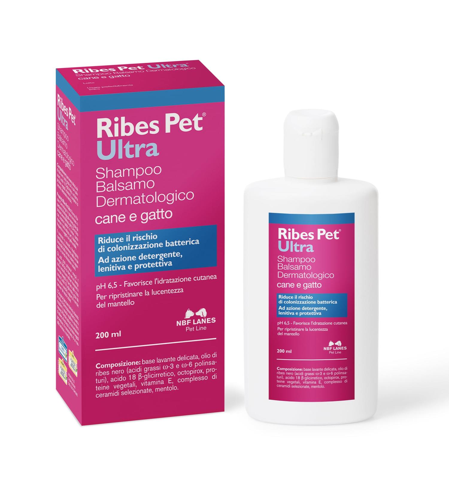 Nbf Lanes Blackcurrant Pet Ultra Shampoo 200 ml - Premium Pet Care for Healthy Shiny Coats | International Shipping Available - Buy Online on GoSupps.com