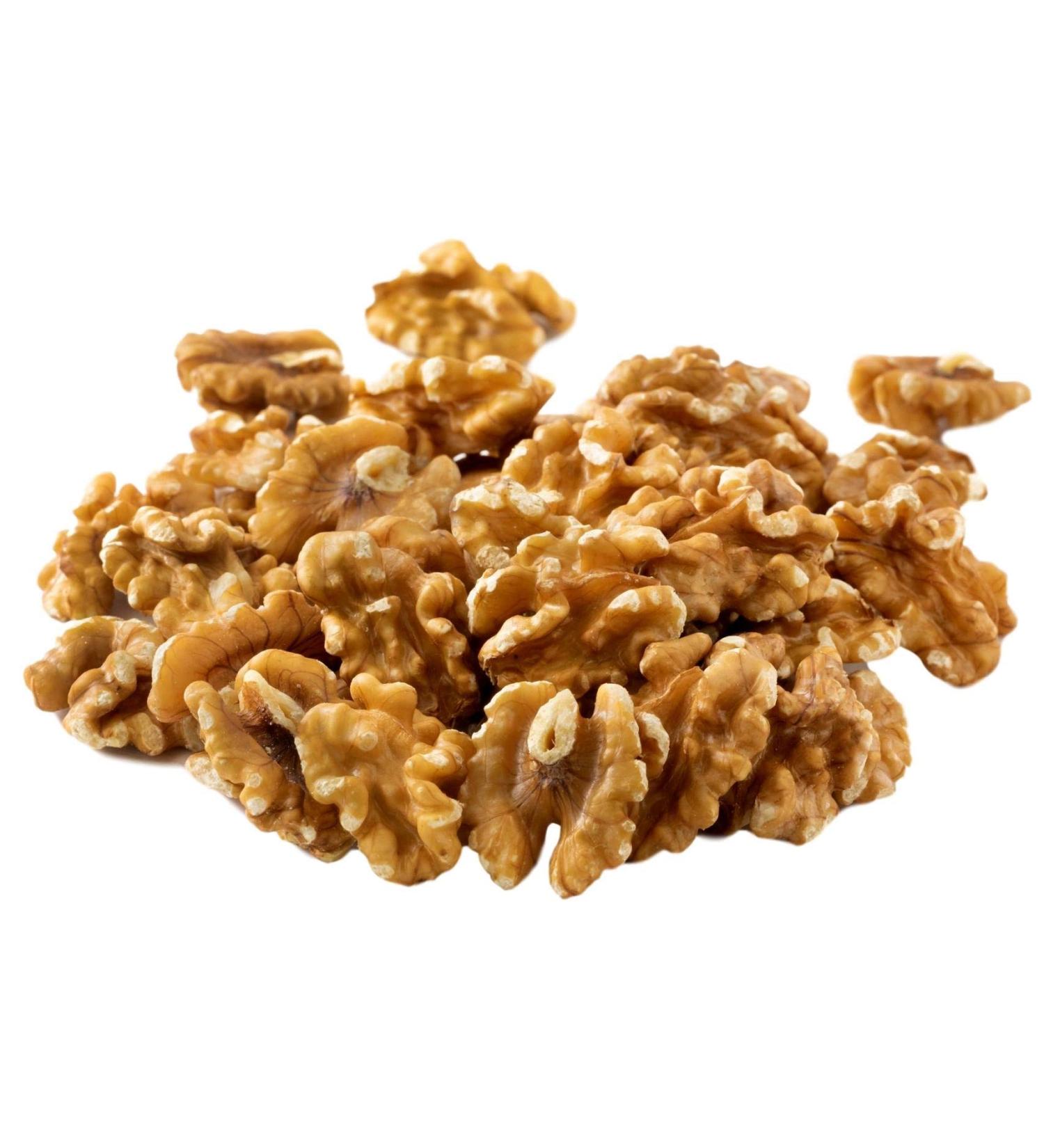 California Walnuts - Shelled Halves & Pieces | Non-GMO Steam Pasteurized | Chandler Variety Raw in Resealable Bag (2 lbs) - Buy Online on GoSupps.com
