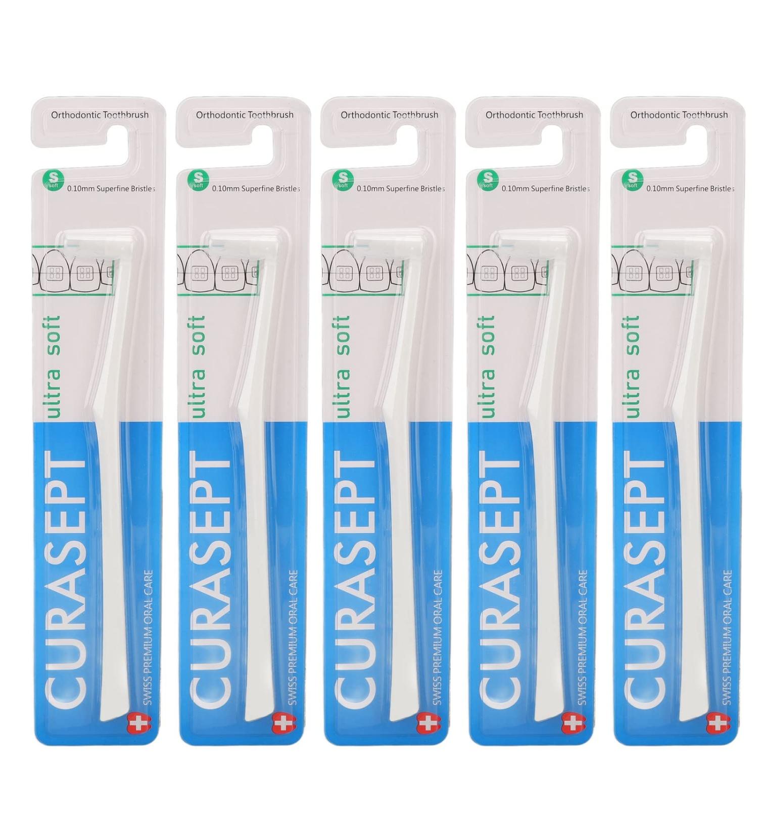 5-Pack Tuft Toothbrush for Stubborn Stains | Interdental Cleaning Brush for Adults & Children - White - Buy Online on GoSupps.com