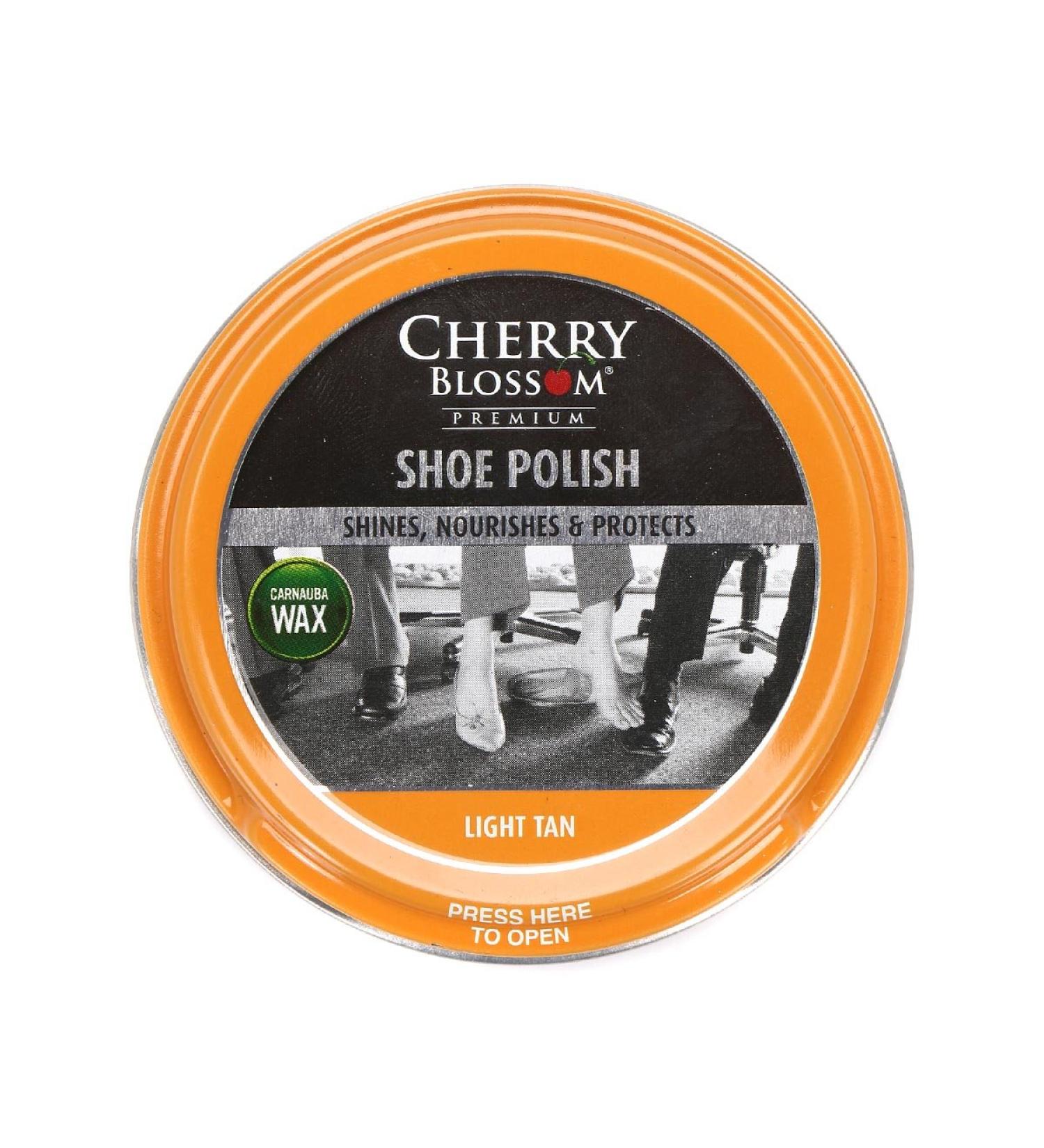Cherry Blossom Traditional polish 50ml tins for smooth leather Shoes Boots