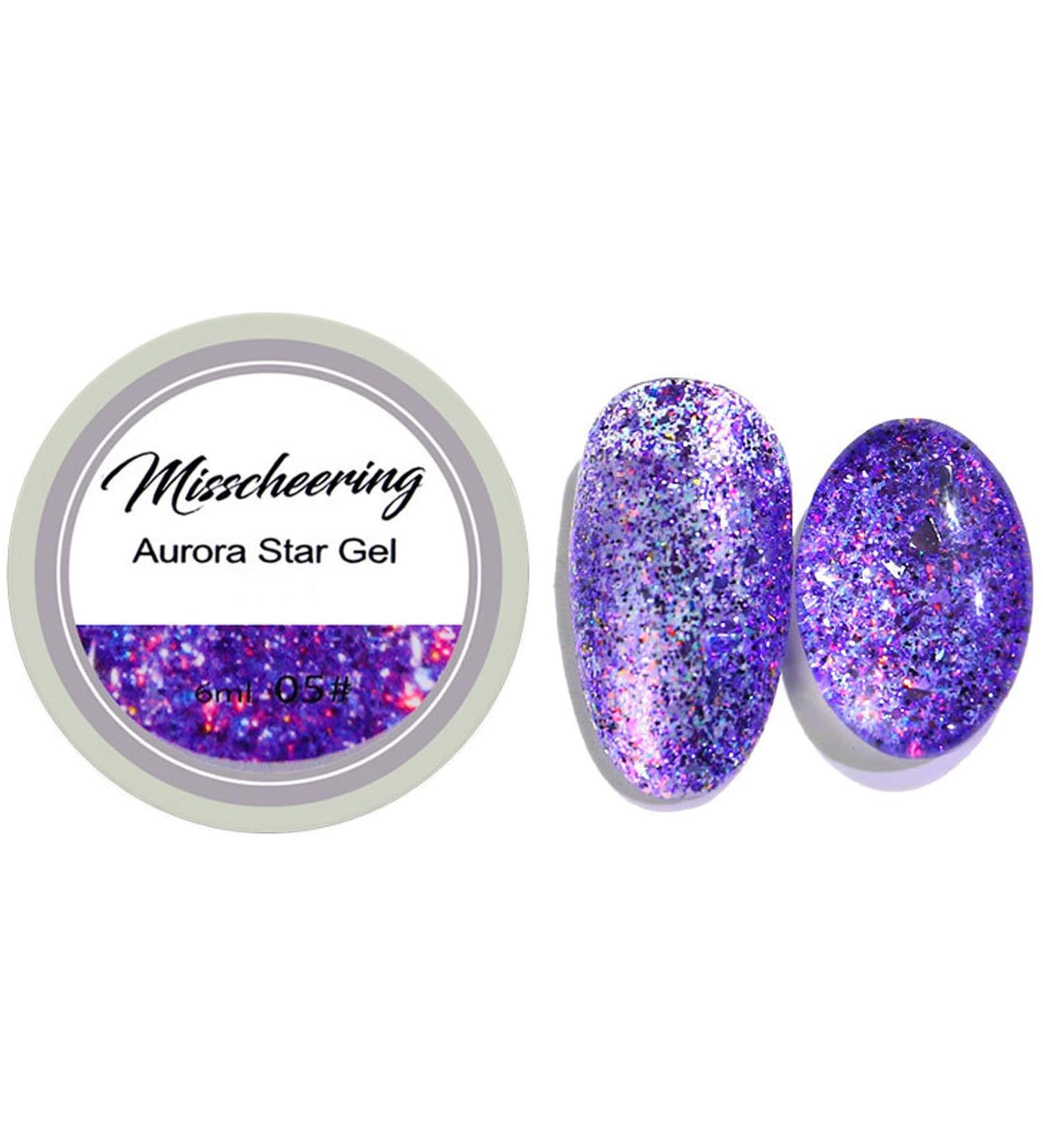 Reflective Glitter Gel Polish Gel Nail Polish Silver Holographic Sparkling Diamond Soak Off UV Gel Nail Varnish Sparkly Shiny Silver Glitter Gel Polish Long Lasting Flashing Nail Gel Manicure Kit - Buy Online on GoSupps.com