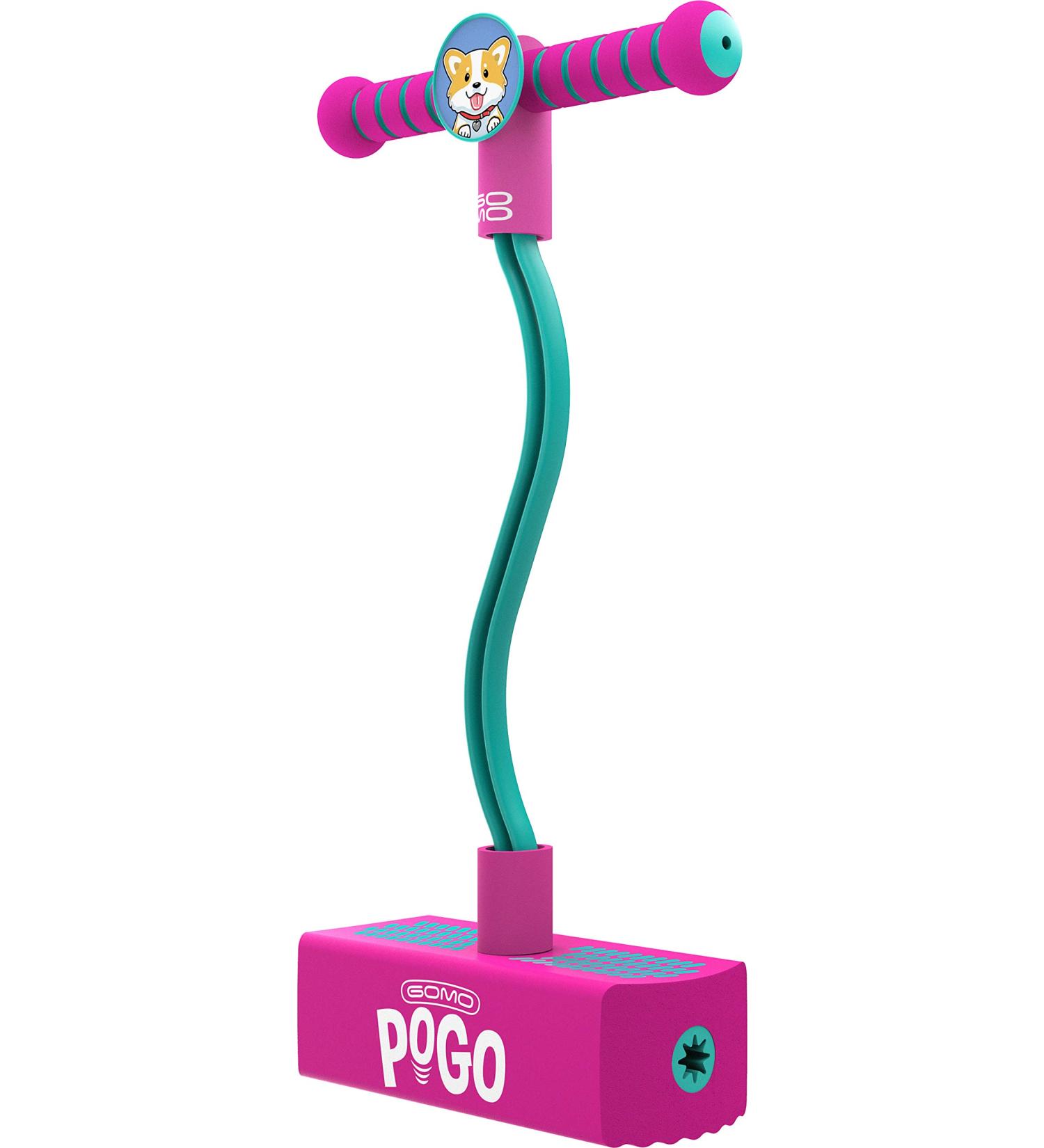 GOMO Pogo Stick for Kids - Toddler Training Foam Jumper | Ages 2-5 | Pink/Teal - Buy Online on GoSupps.com