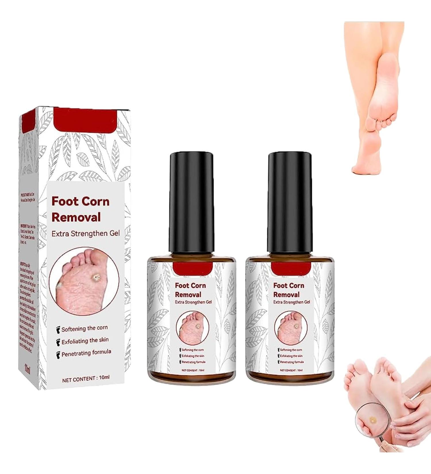 UIWLLOUC GFOUK Foot Corn Removal Gel 10ml - Extra Strength Liquid for Corn Removers - 2pcs - Buy Online on GoSupps.com