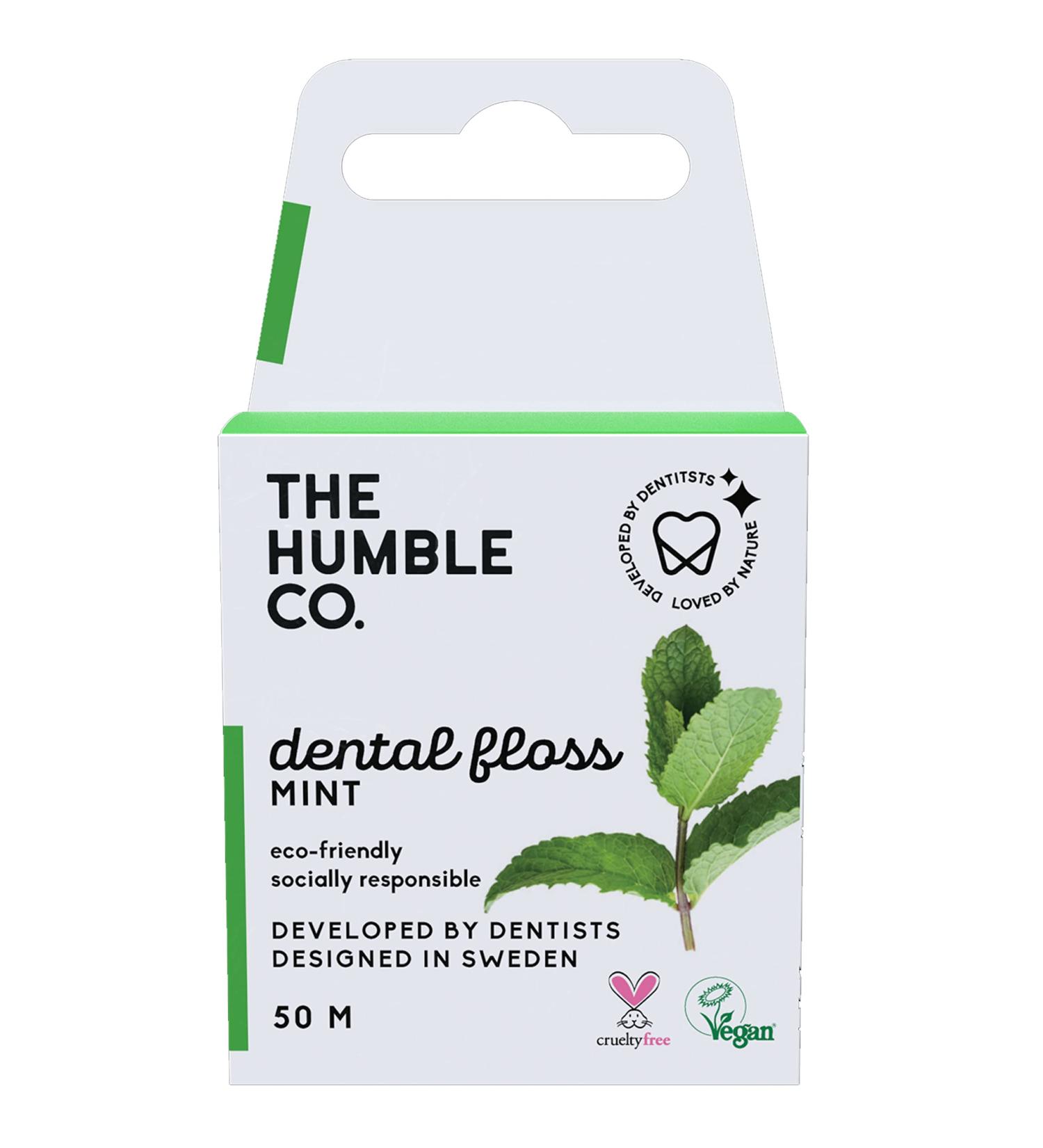 Humble Dental Floss - Fresh Mint Flavor - Eco-Friendly 3 x 50m - International Shipping Available - Buy Online on GoSupps.com