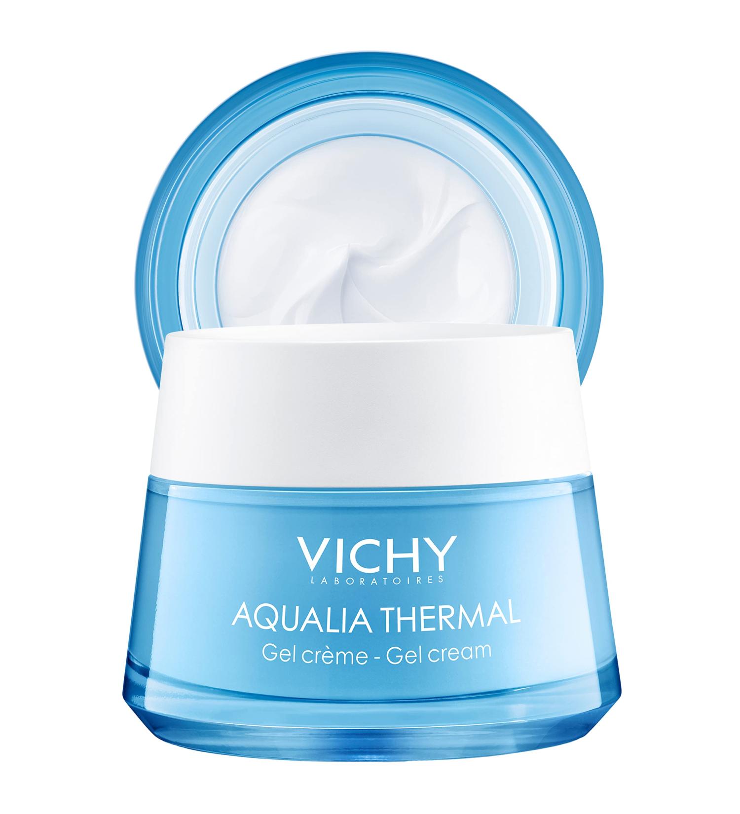 Vichy Aqualia Thermal Mineral Water Gel Moisturizer - 48-Hr Hydration 97% Natural Hyaluronic Acid Paraben-Free 1.69 Fl. Oz - Buy Online on GoSupps.com