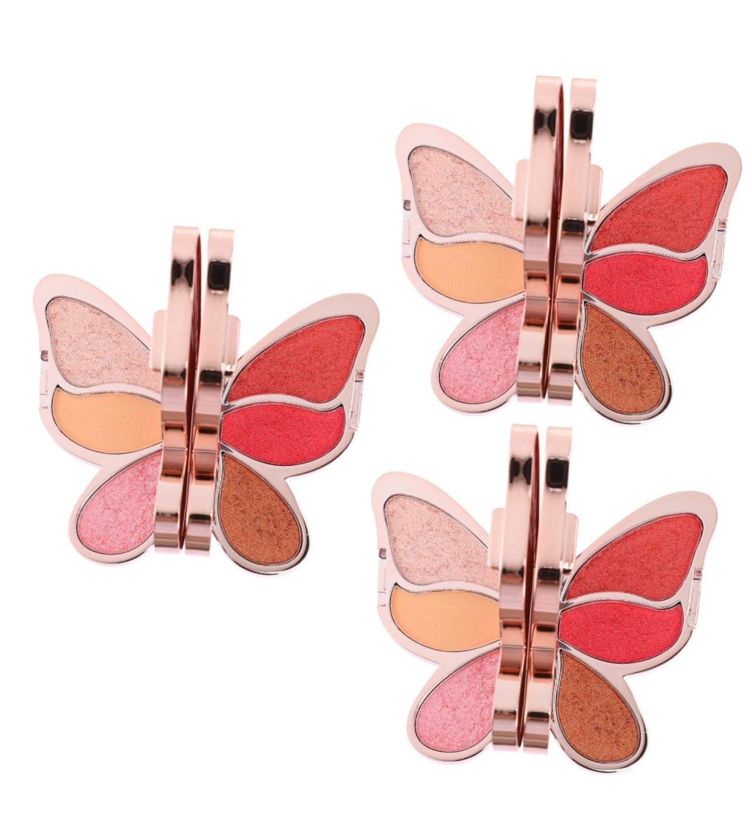 FOMIYES 3 Pcs Eyeshadow Palette Shimmer Eyeshadow Creme Eyeshadows Eye Shadow Plate Makeup Flash Woman 1 count (Pack of 1) As Shown 2x3pcs - Buy Online on GoSupps.com