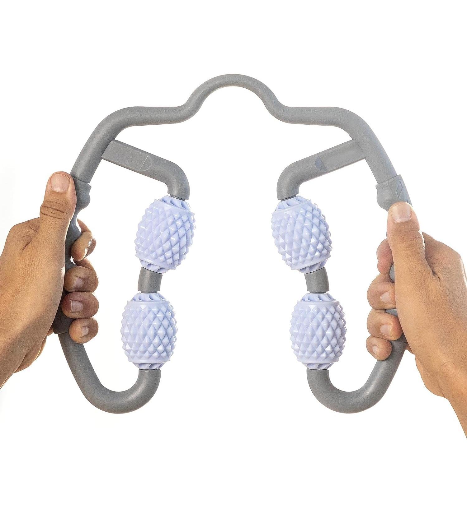 360 Rotatable Massage Roller - Anti-Cellulite Massager for Legs Arms & Hips | Muscle Recovery & Skin Tightening - Buy Online on GoSupps.com