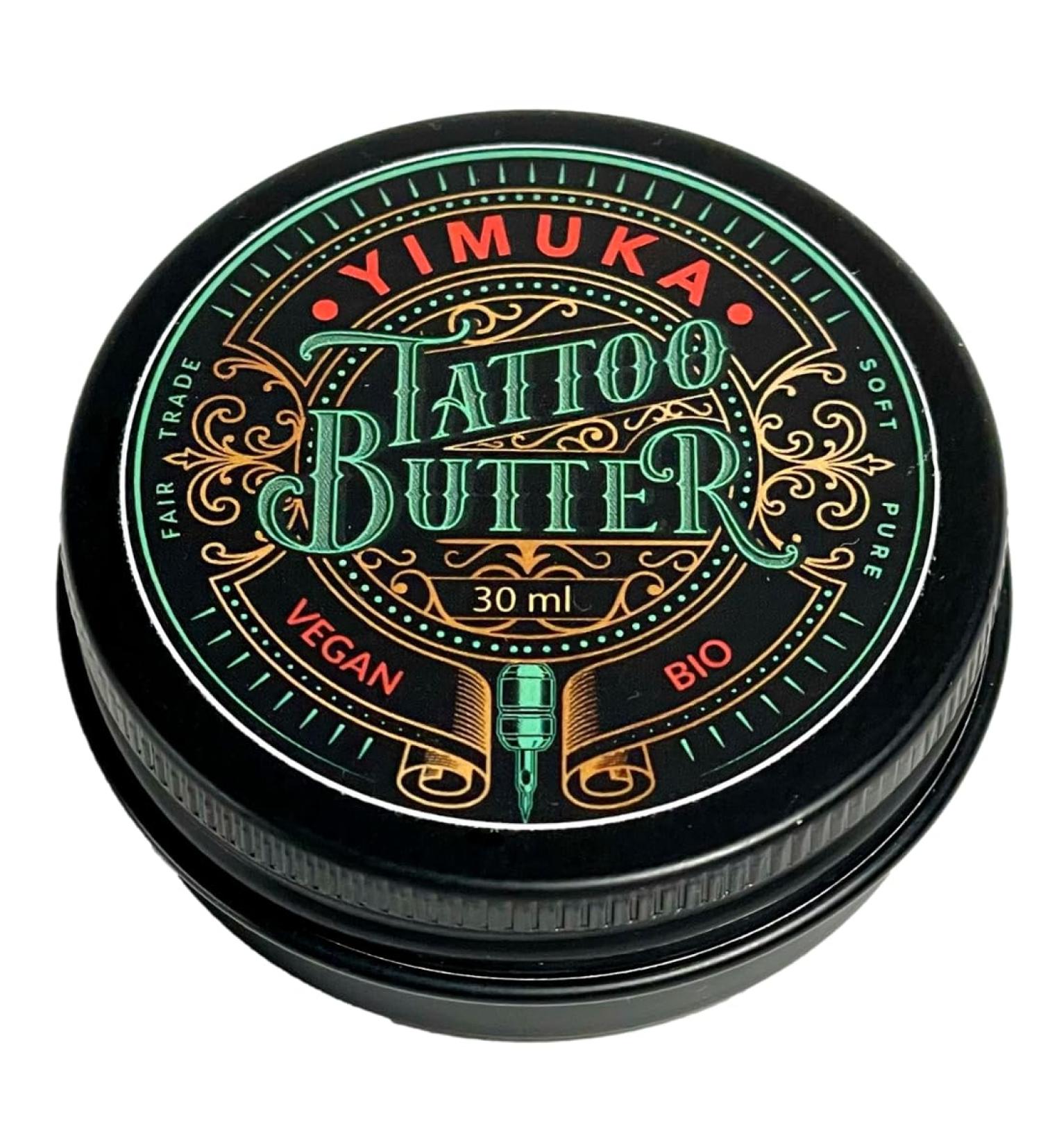 Beurre de tatouage - Baume de tatouage de qualit sup rieure pour soin quotidien et r g n ration - Ingr dients 100 % naturels - Bio v g talien et commerce quitable (30 ml) 30 ml (Lot de 1) - Buy Online on GoSupps.com