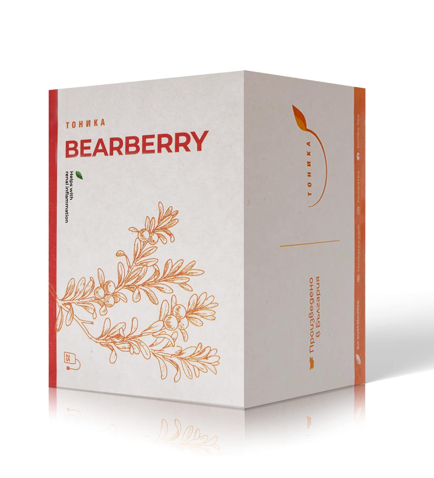 Tonika Tea - Bearberry Tea for Urinary Infection & Kidney Stone Prevention - Uva Ursi Tea with 25 Tea Bags - Buy Online on GoSupps.com