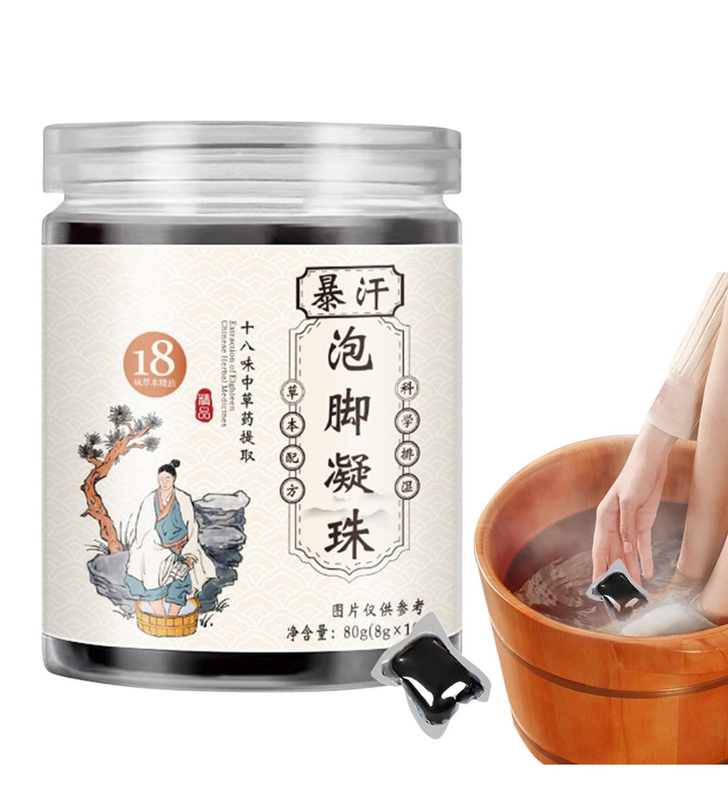 10 Medicine Foot Bath Bag Foot Soak Warming Foot Bath Bag Chinese Foot Bath Beads Wormwood Foot Bath Bags For All People Body Care Soothing Relief Foot Cleansing Soak - Buy Online on GoSupps.com