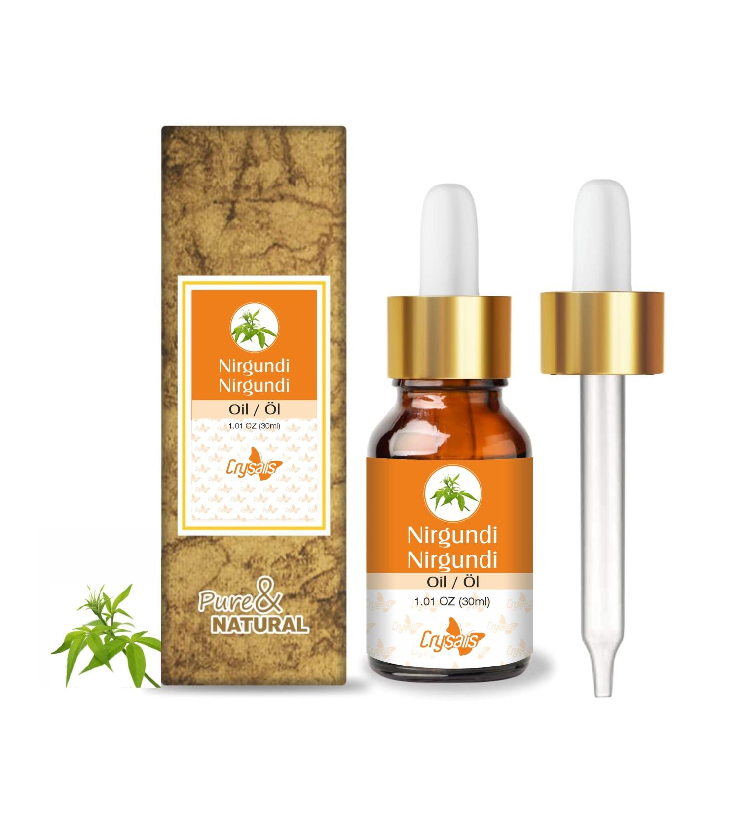 Huile de Crysalis Nirgundi (Vitex Negundo) - 1 01 Fl Oz (30 ml) - Buy Online on GoSupps.com