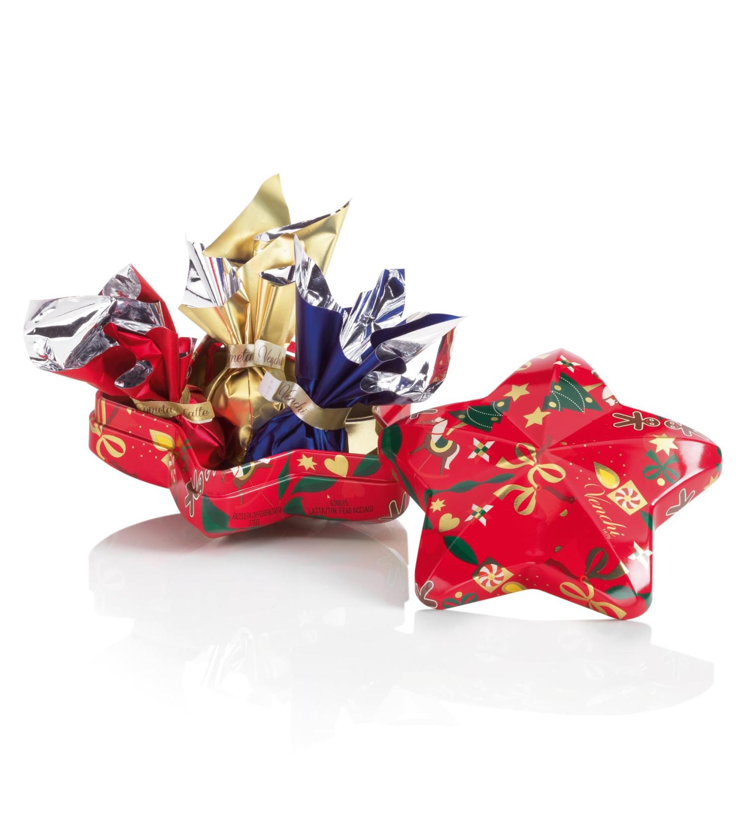 Venchi Coffret Cadeau toile de No l avec Chocolats Cometa Assortis dition Limit e 36 g Sans Gluten Sans Colorants ni Conservateurs Id e Cadeau et D coration de No l - Buy Online on GoSupps.com