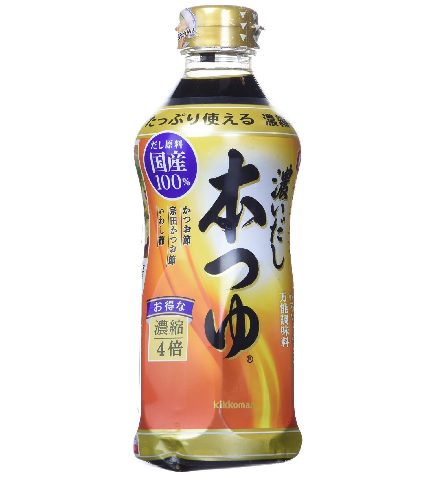 Kikkoman Japanese Noodle Soup Base (Hon Tsuyu) 17 FL Oz - Authentic Flavor for Delicious Noodle Dishes - Buy Online on GoSupps.com