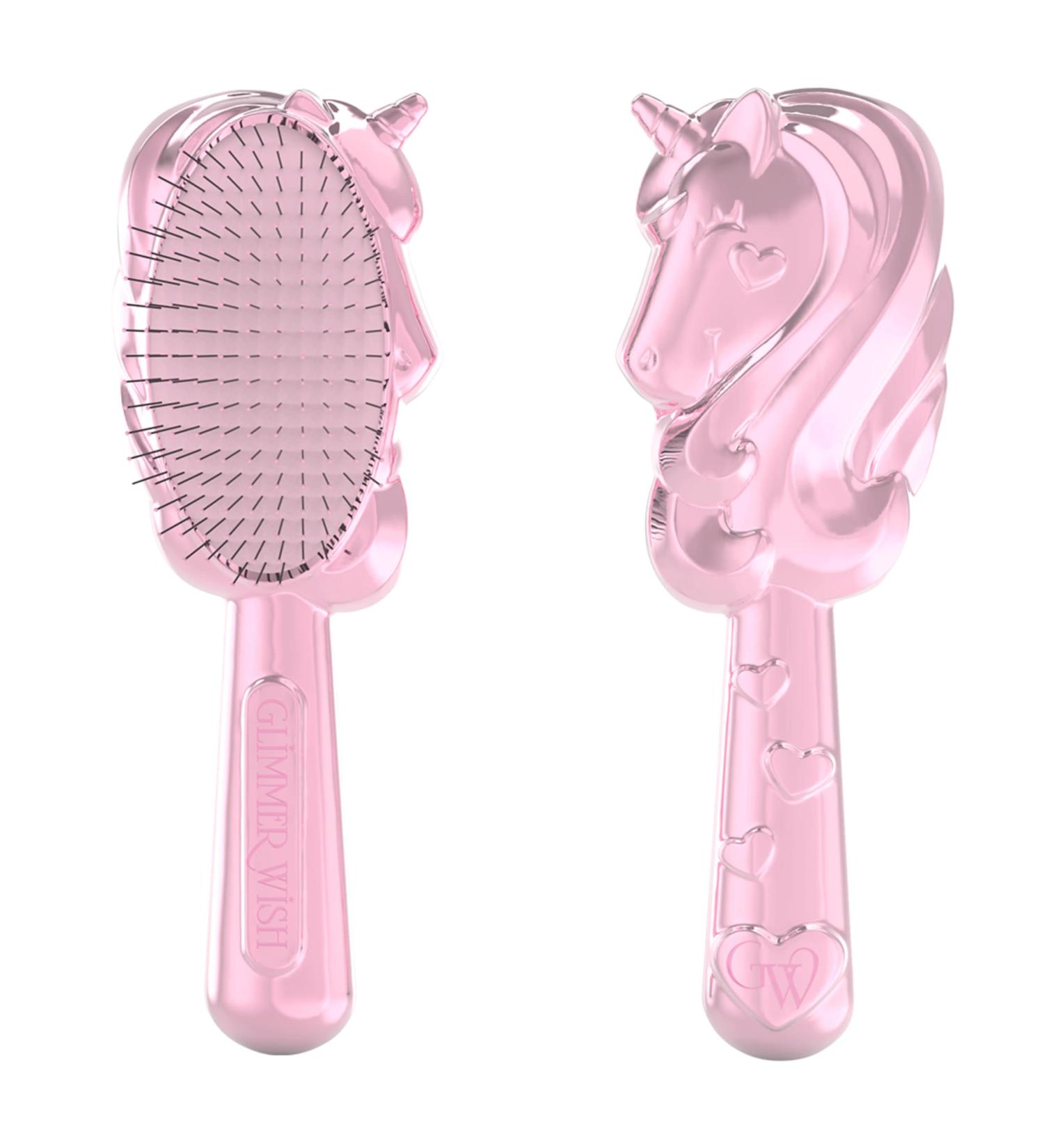 Glimmer Wish Unicorn Detangling Hair Brush for Kids - Anti Frizz, Anti Static, Soft Bristles - Gentle and Effective Unicorn Hair Brush - Buy Online on GoSupps.com