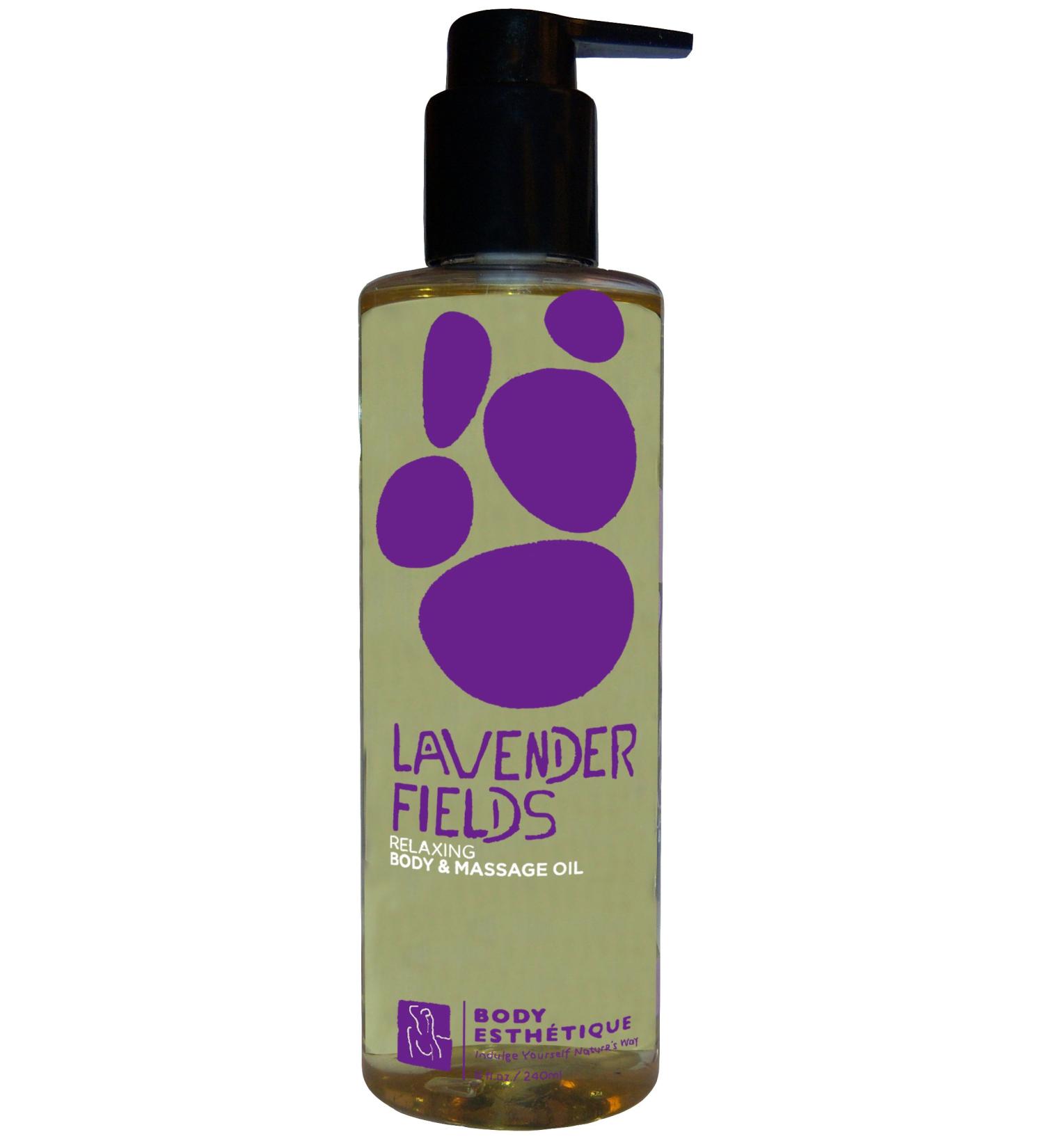 Lavender Fields Body & Massage Oil 8 Fl. Oz.