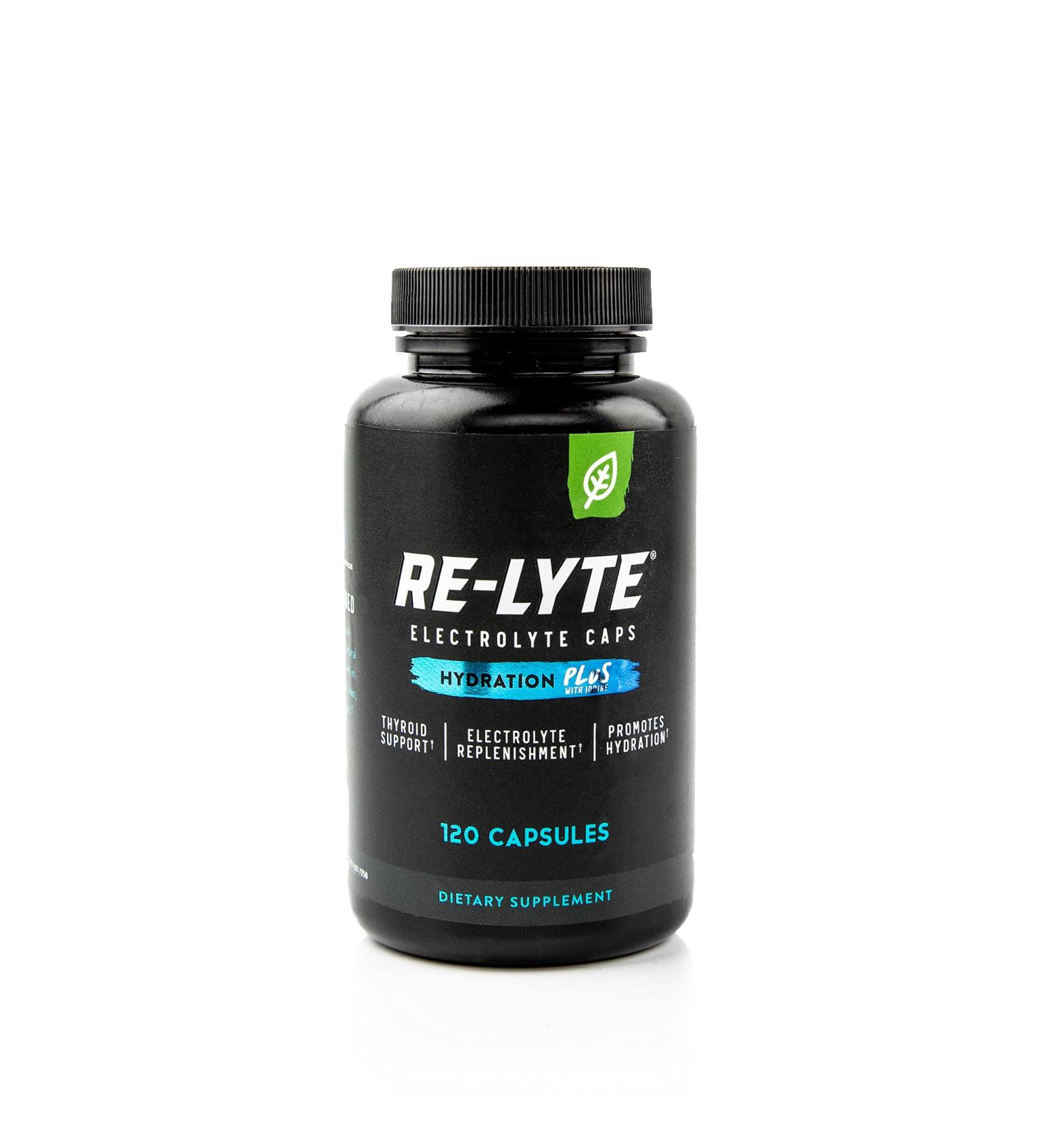 REDMOND Re-Lyte Hydration Plus Capsules 120ct - Electrolyte Supplement for Optimal Hydration - Buy Online on GoSupps.com