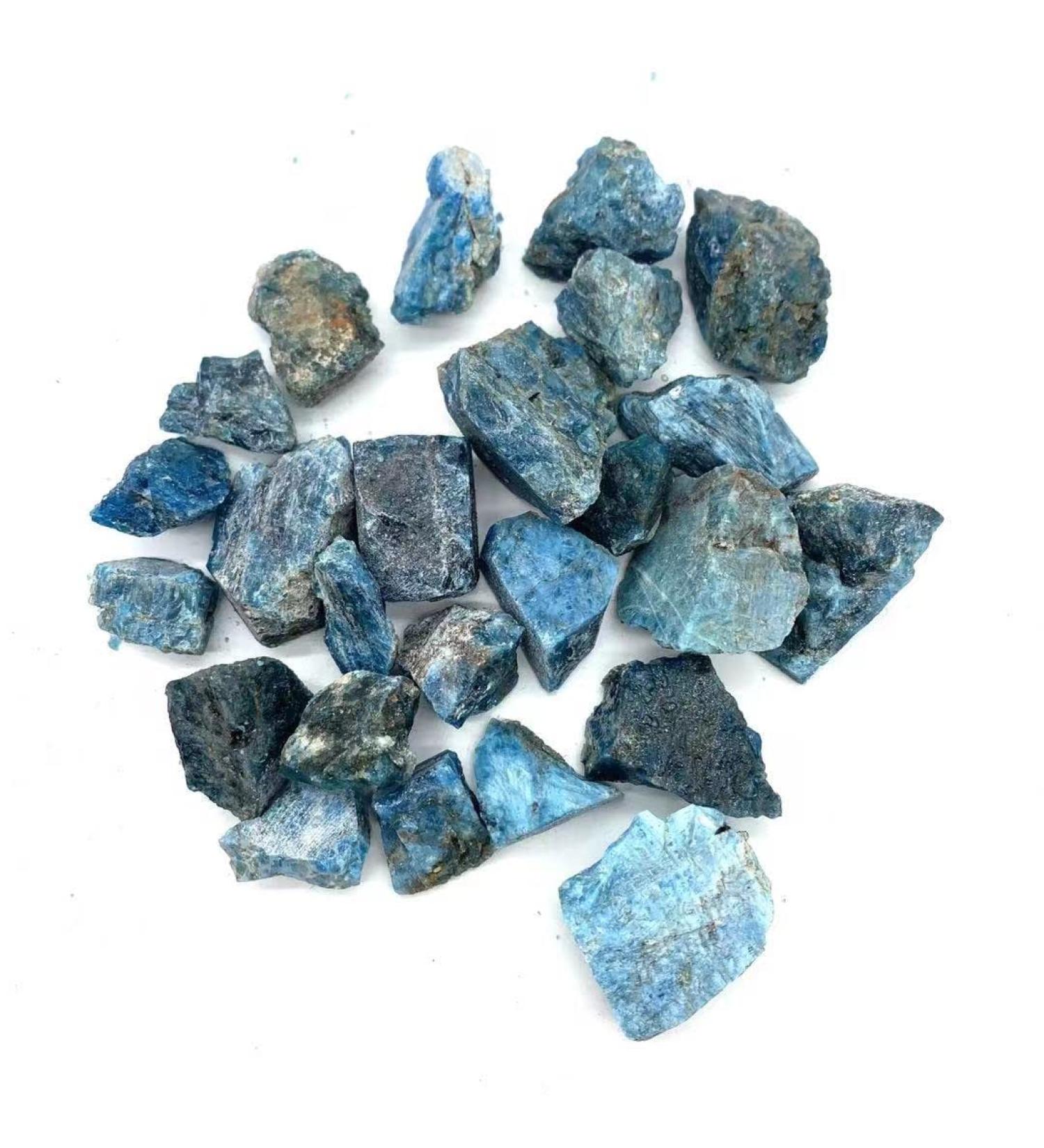 Natural Crystal 1000g Natural Blue Apatite Crystal Raw Rock Gemstone Gravel Stone for Home Decoration Power Stone Crystal ningxiao - Buy Online on GoSupps.com