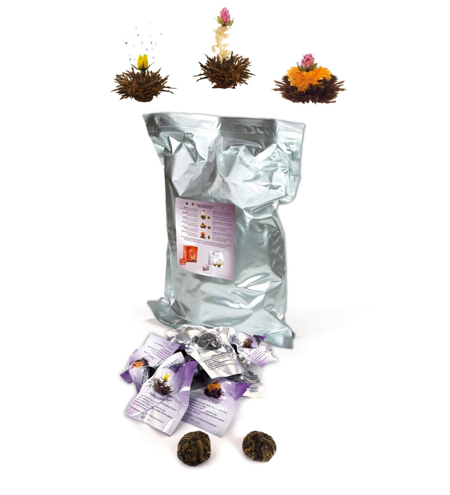 Creano Tea Blower - 36 Blooming Black Tea Balls | Large Bulk Pack for Flowering Tea Lovers - Buy Online on GoSupps.com