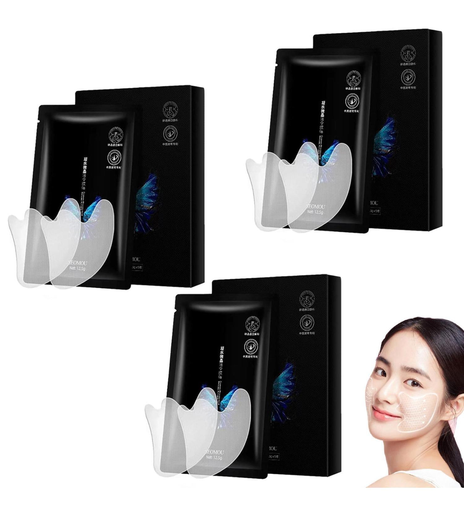 Microcrystalline Nasolabial Folds Removal Mask Face Wrinkle Removal Lift Mask For Reduce Fine Lines for Fine Wrinkles between Eyes & Face - For Overnight Wrinkle Use - Buy Online on GoSupps.com