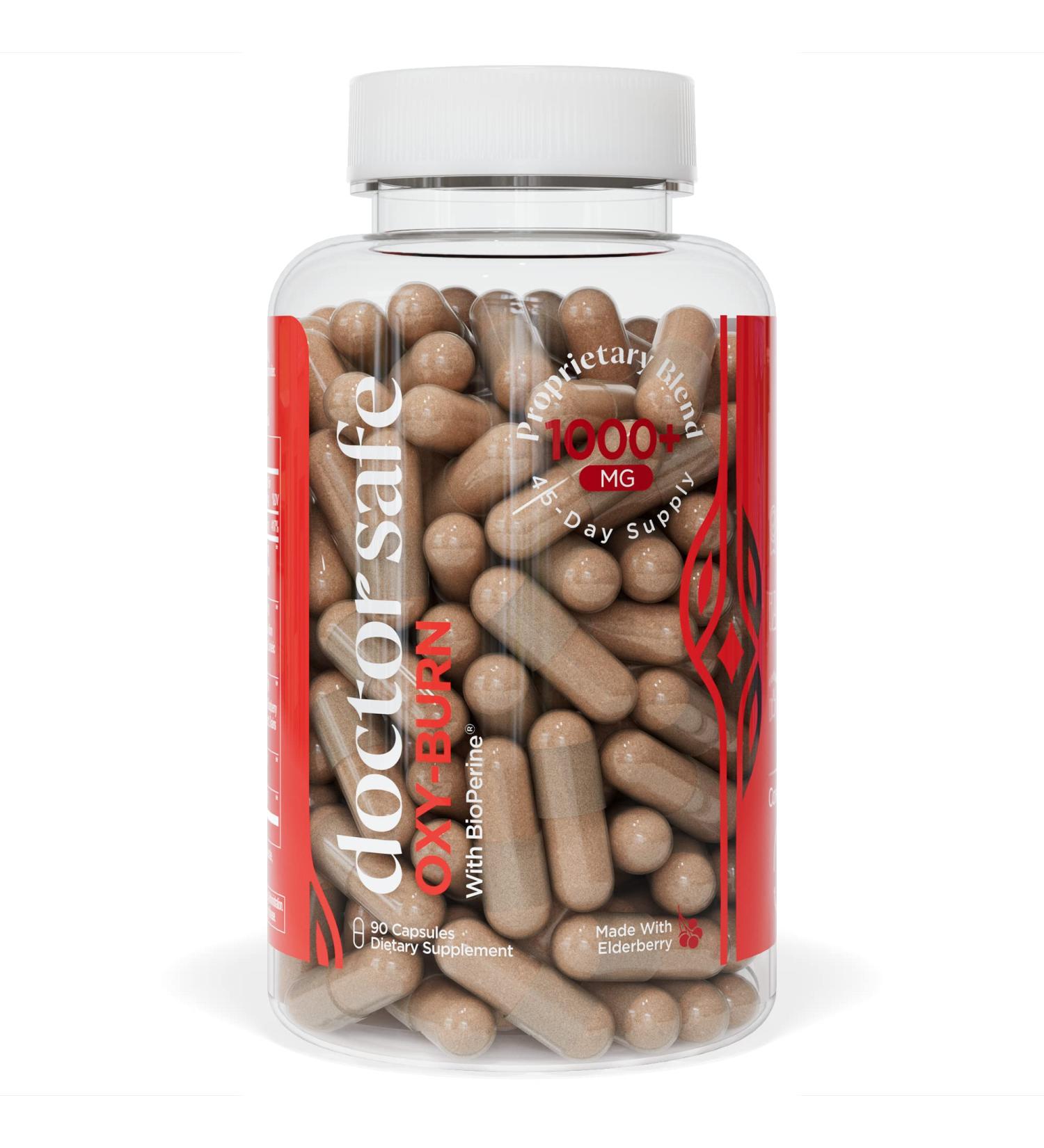 Doctor Safe Weight Loss Pills for Women and Men - Fat Burner & Appetite Suppressant - 1000mg - 45 Days Supply - Buy Online on GoSupps.com