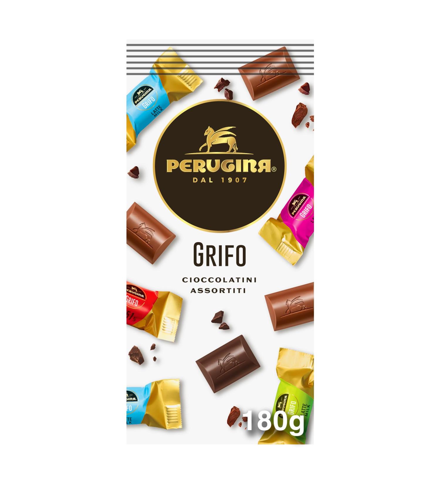 Perugina PERUGINA Grifo Assorted Chocolate Melts and Milk 180g Bag - Buy Online on GoSupps.com