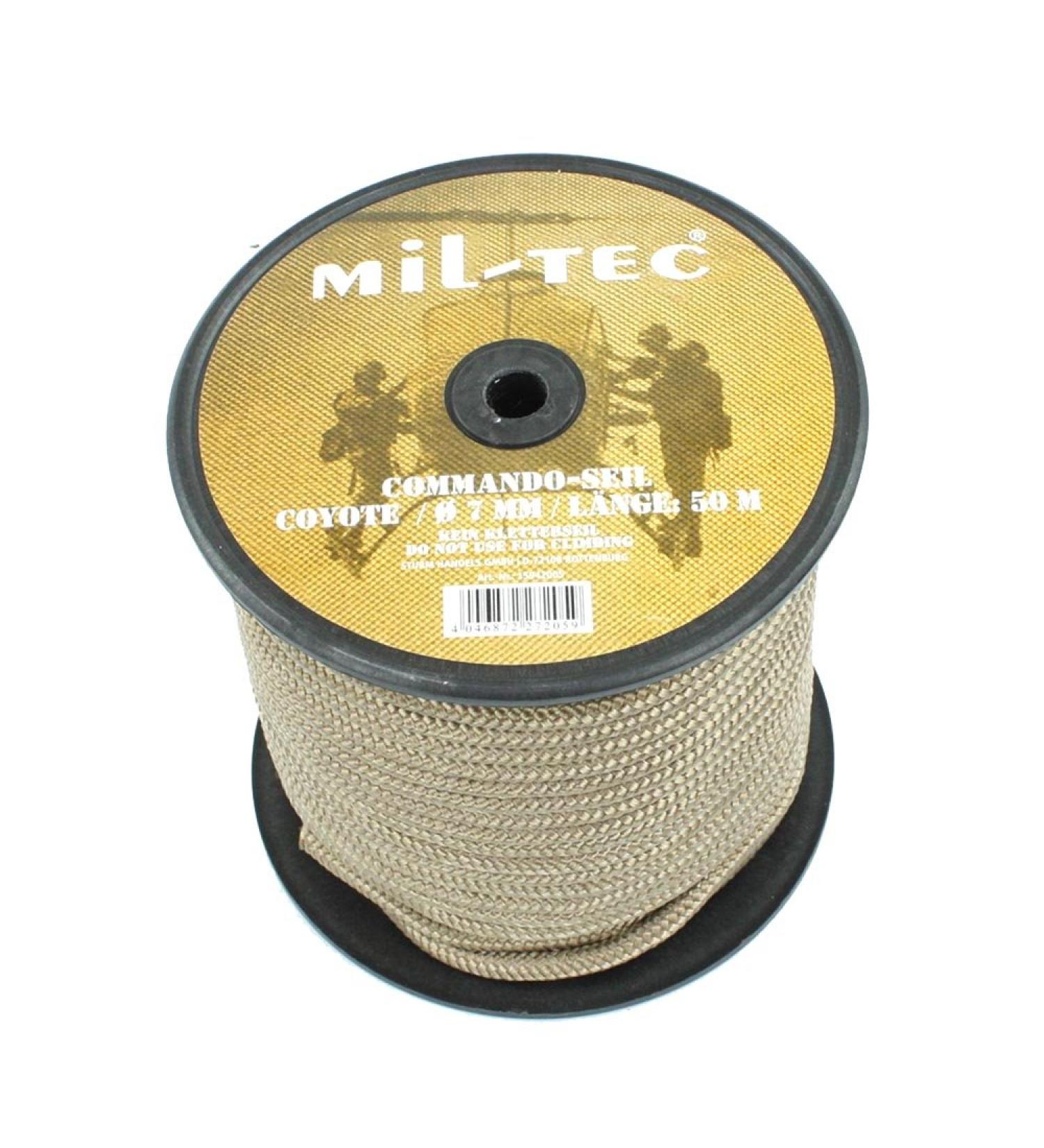 Mil-Tech Unisex Adult Commando Rope-15942005-007 Commando Rope Coyote One Size