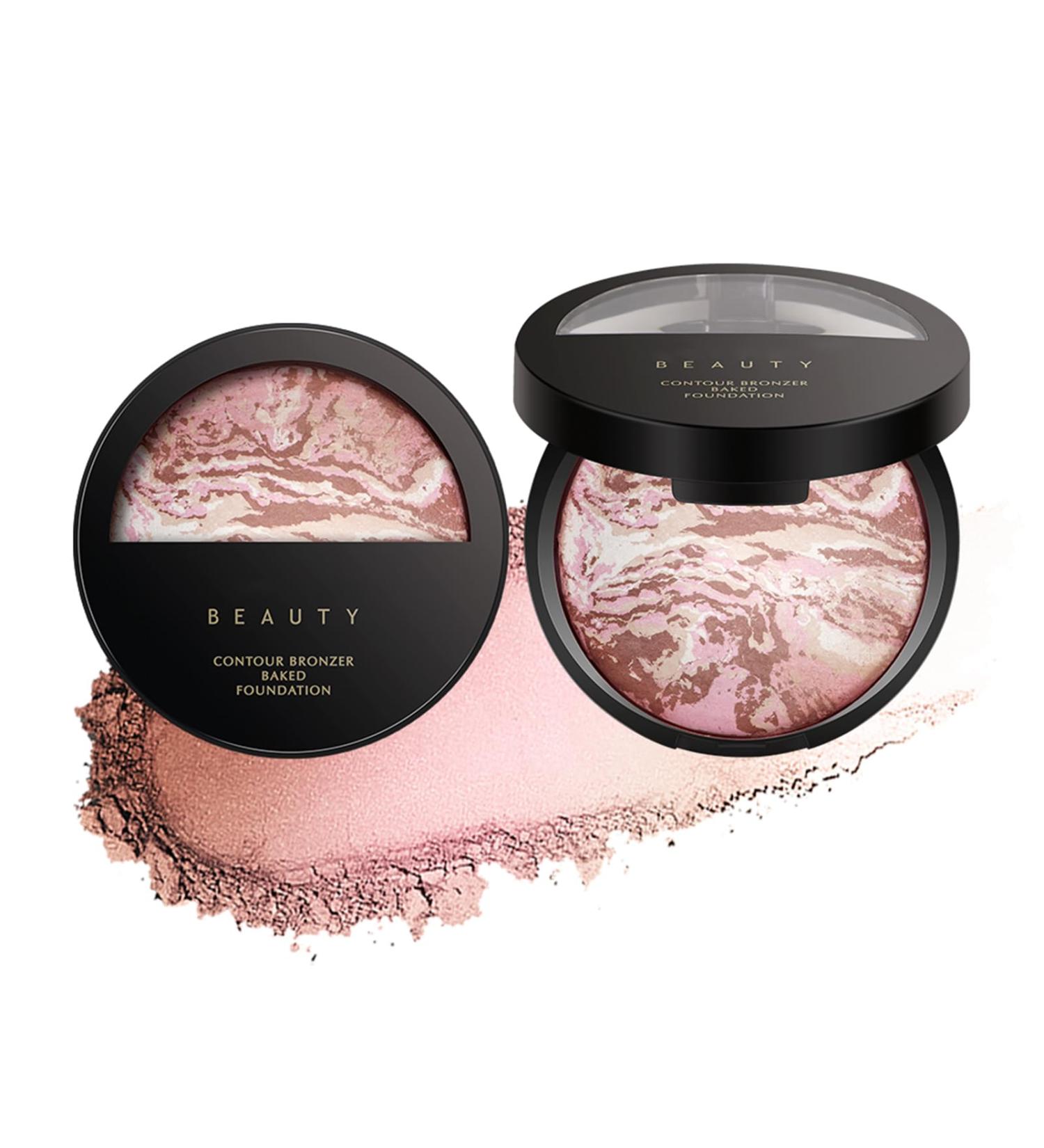 Baked Powder Foundation Setting & Finishing Powder for Long-lasting Natural Makeup - Oil Control Brightening and Lightweight Formula (#1 Fair contour) 11 g (Pack of 1) #1 Fair - Buy Online on GoSupps.com