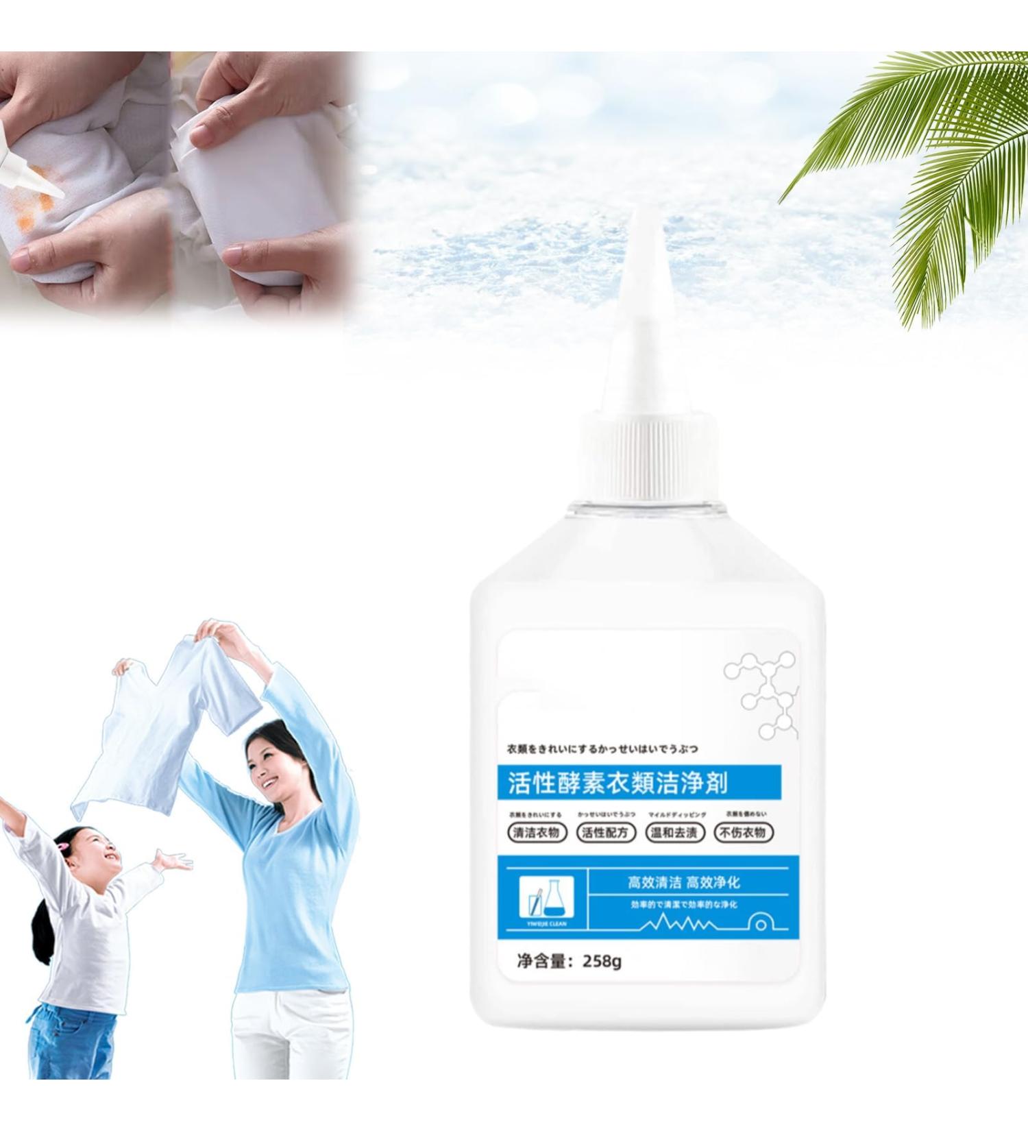 Active Enzymes for Clothes Cleaning Garment Stubborn Stain Cleaner Oil Remover Active Enzymes Laundry Stain Remover Active Enzymes Liquid Laundry Detergent for Stubborn Stains (1pcs) - Buy Online on GoSupps.com